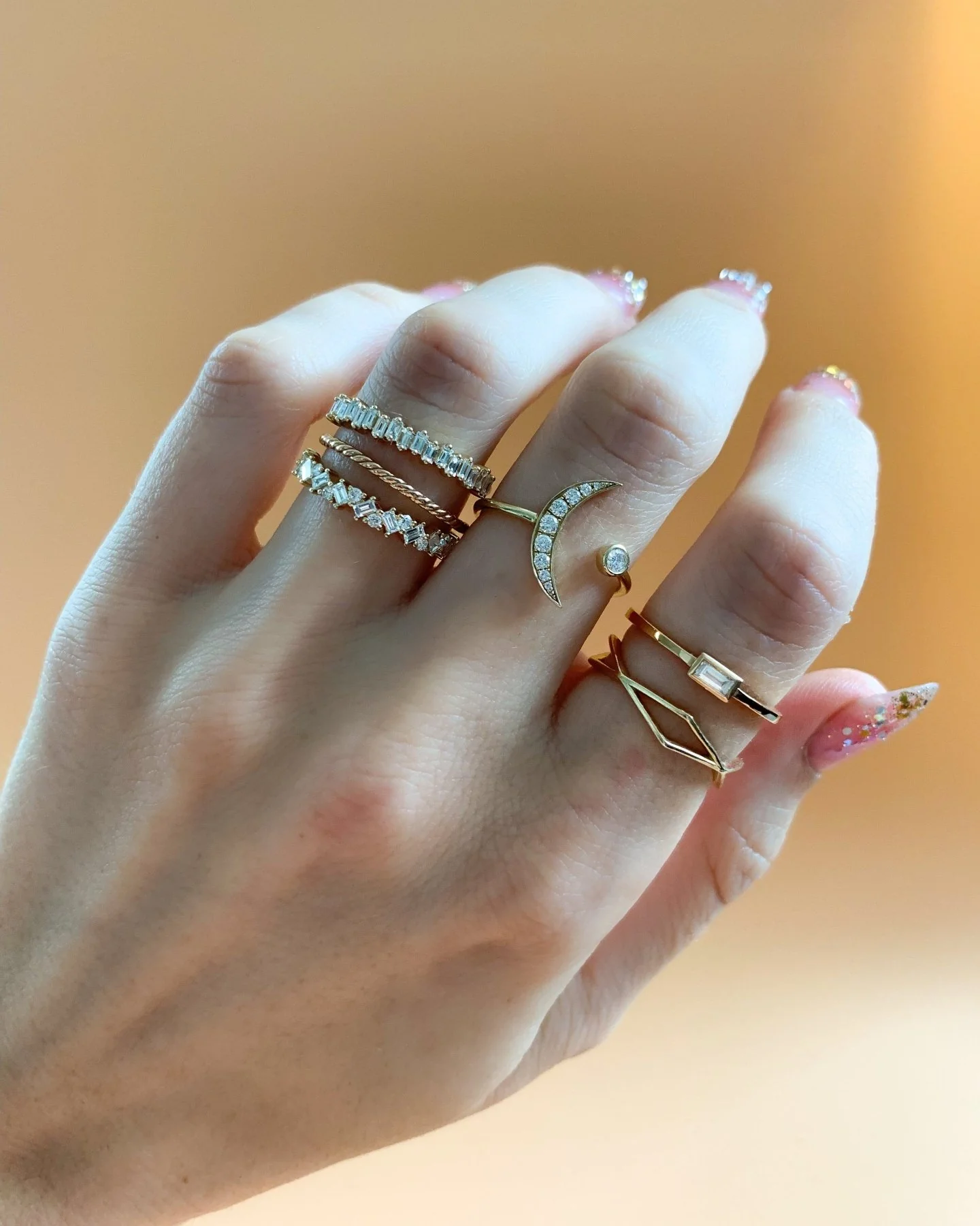 Baguette Bezel Stacker - Image 4