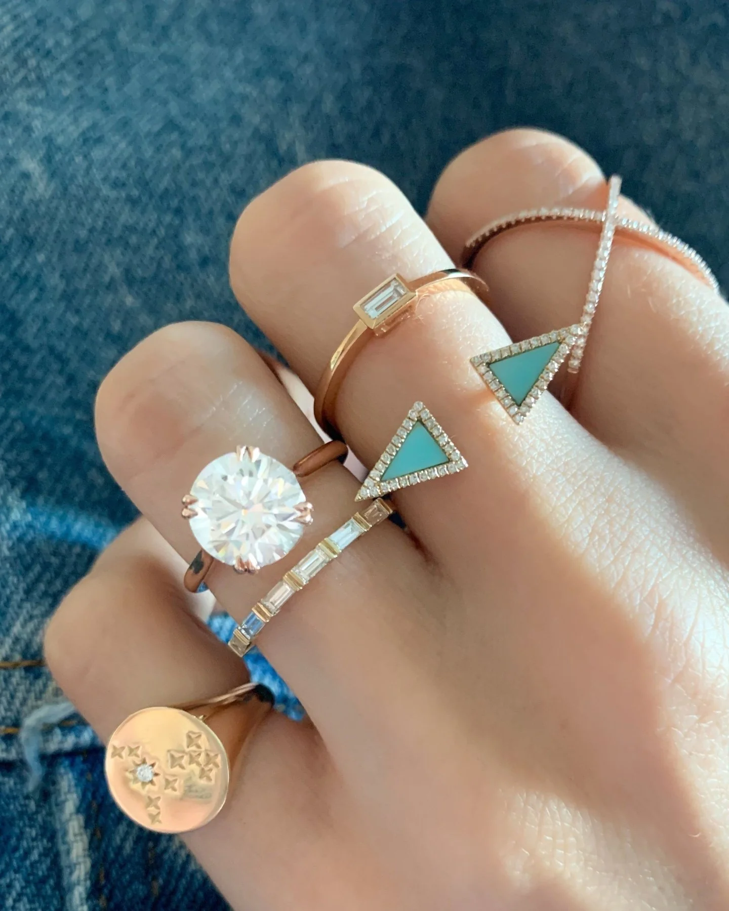 Baguette Bezel Stacker - Image 6