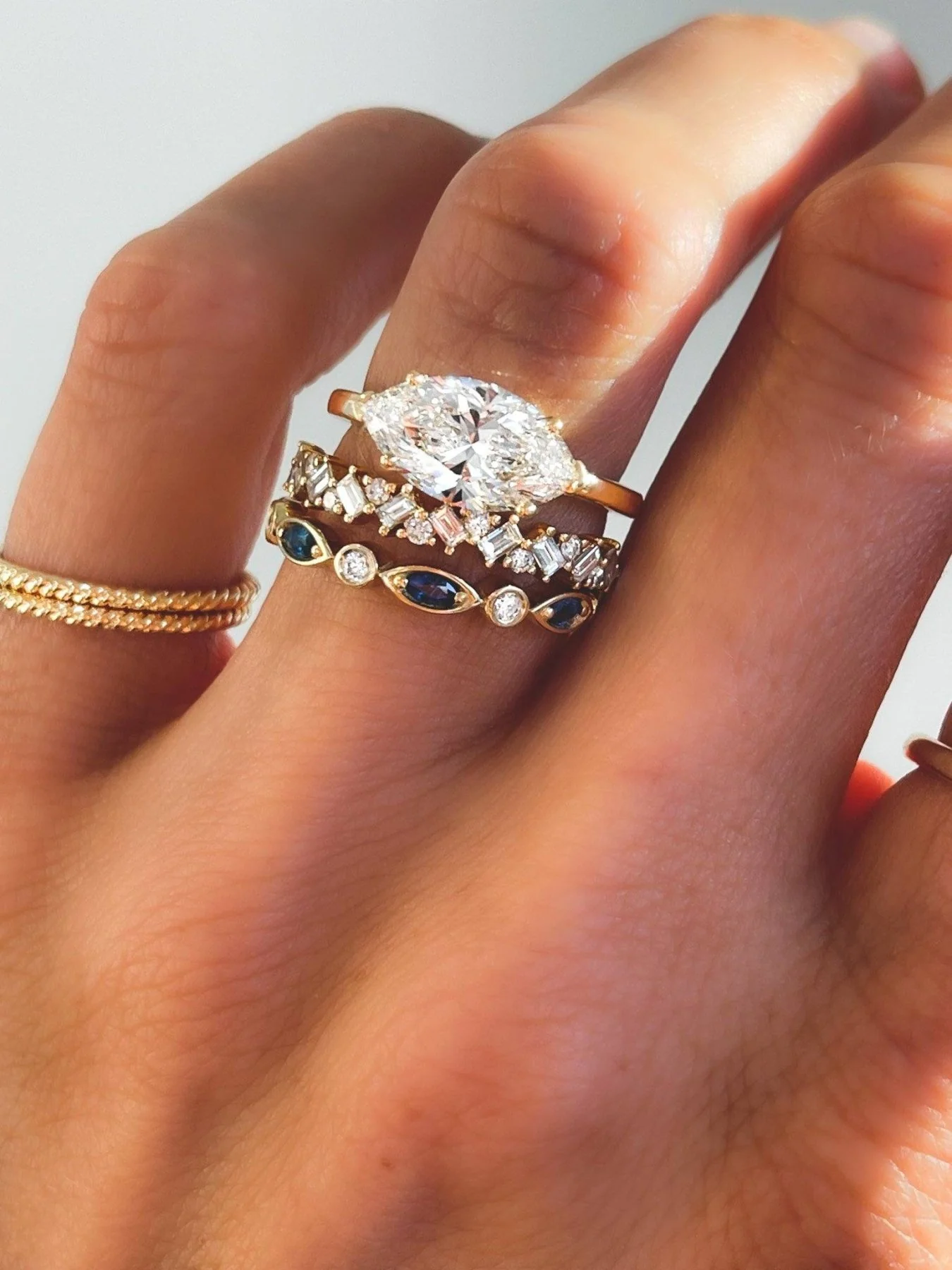 Baguette Diamond Medley Eternity Band - Image 5