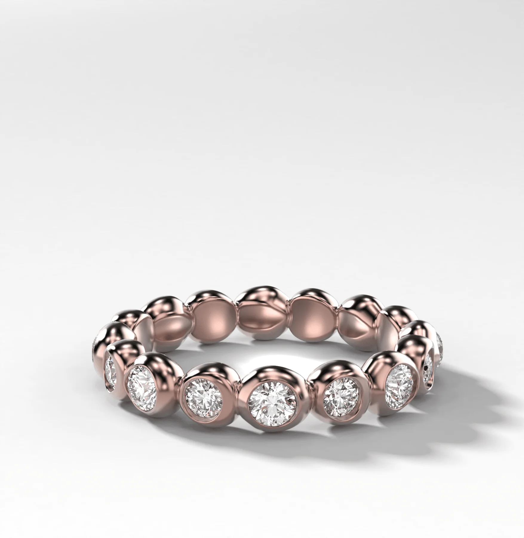 Bubble Diamond Eternity Band - Image 4