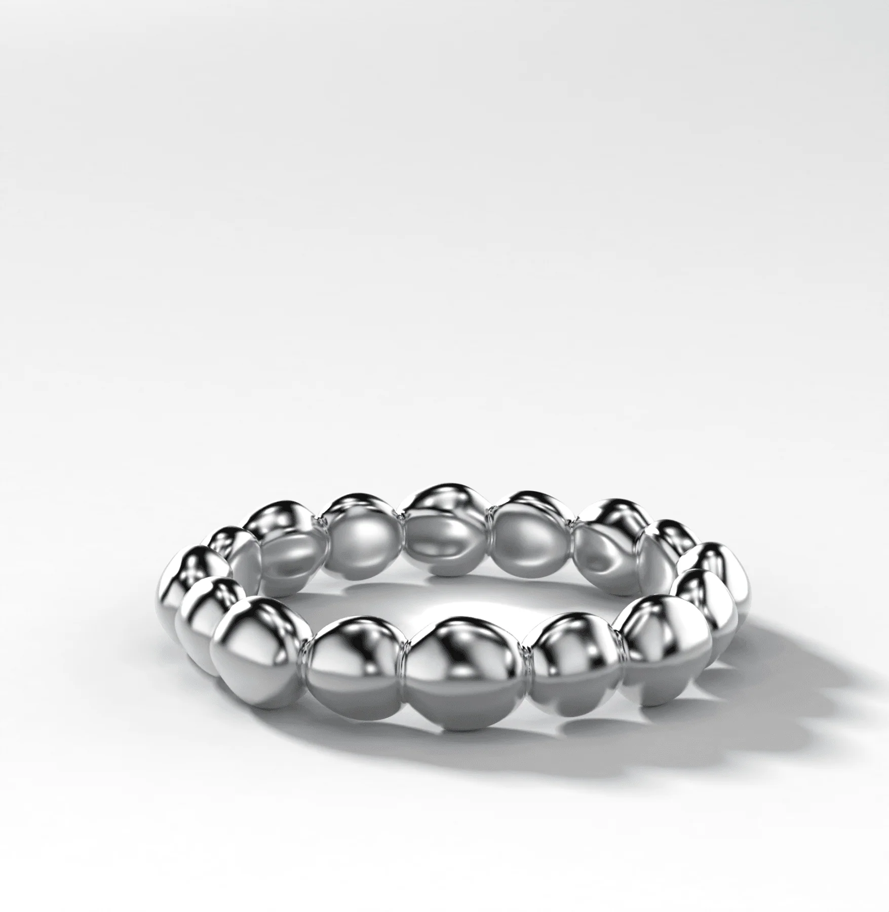 Bubble Wedding Band - Image 2