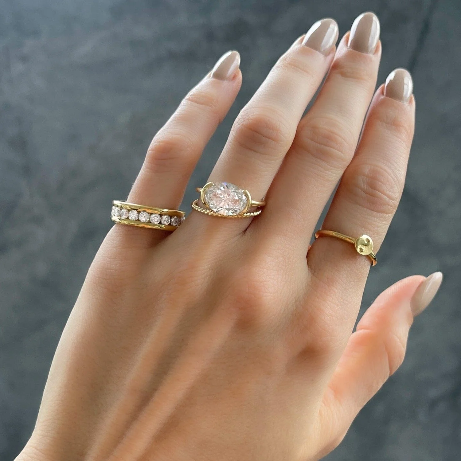 Chunky Channel Set Eternity band - Image 6