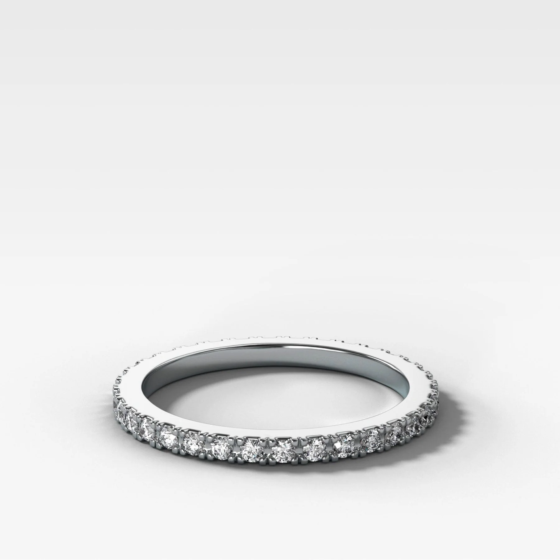 Petite Classic Pavé Diamond Eternity Band - Image 2