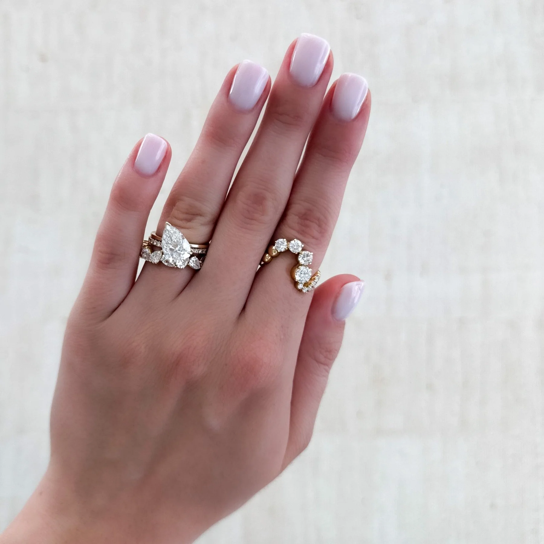 Classic Pavé Diamond Wedding Band - Image 5