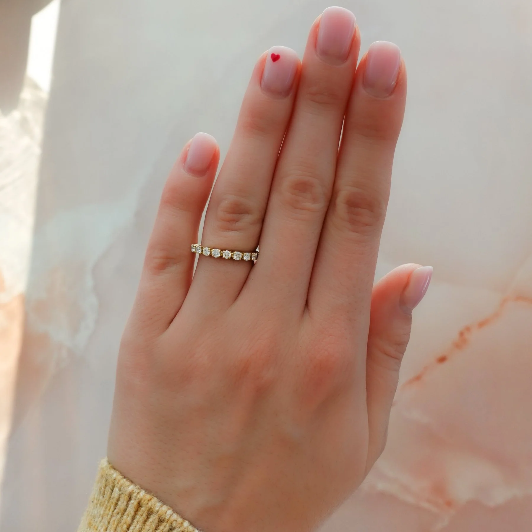 Claw Diamond Band: Odyssey Wedding Band - Image 2
