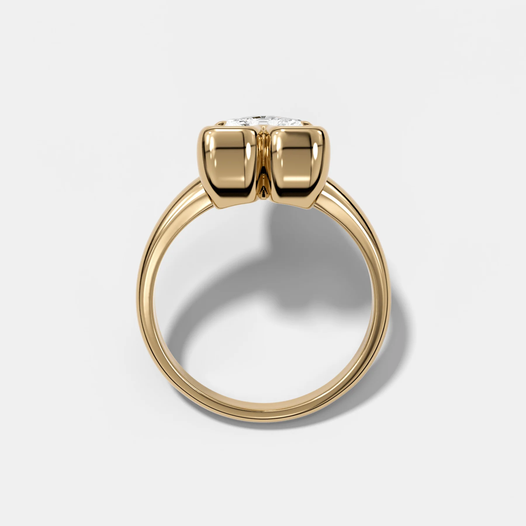 Club Diamond Initial Ring - Letter A - Image 2