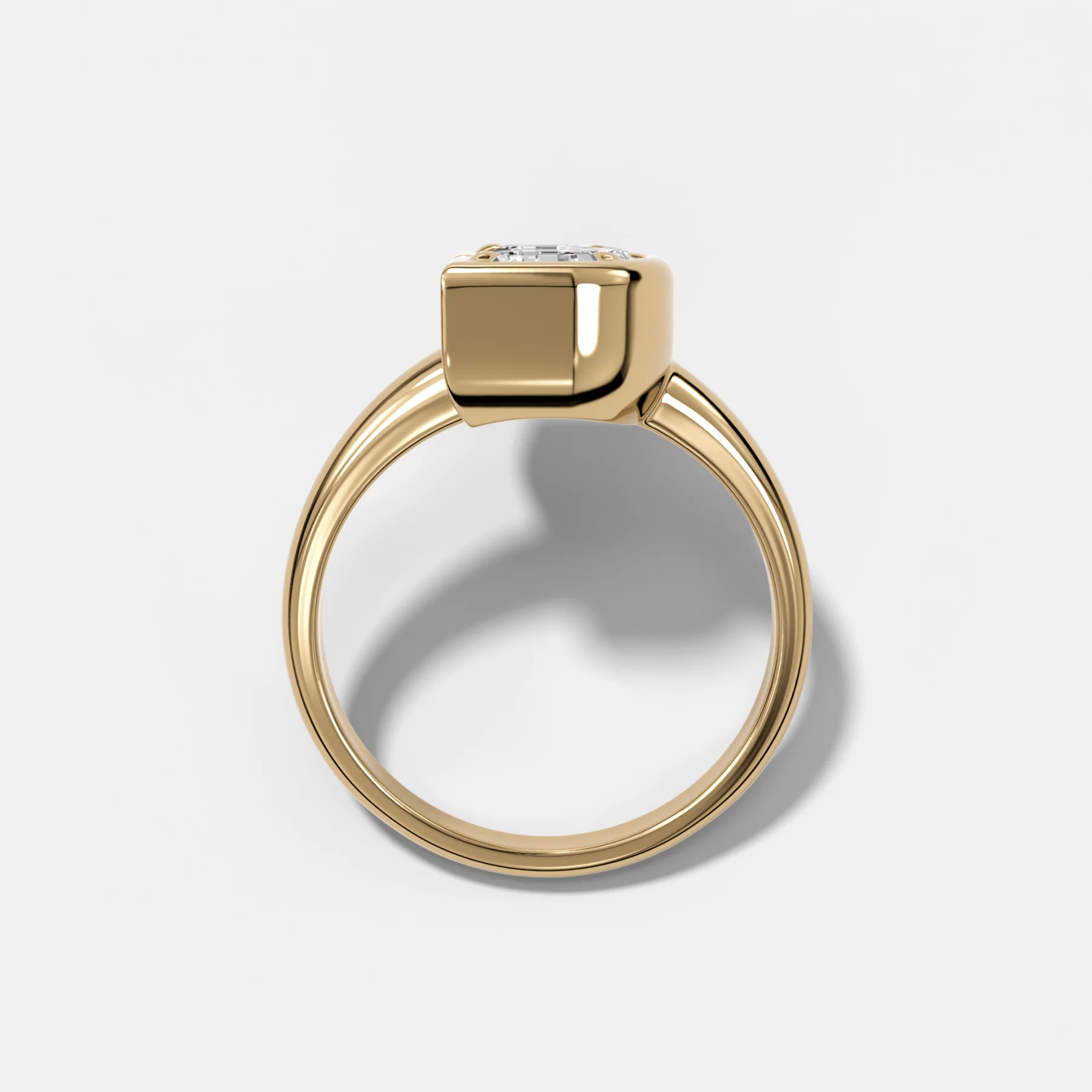 Club Diamond Initial Ring - Letter D - Image 2