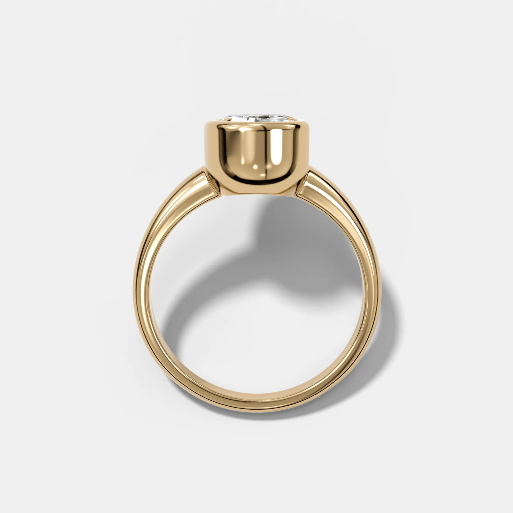 Club Diamond Initial Ring - Letter G - Image 2