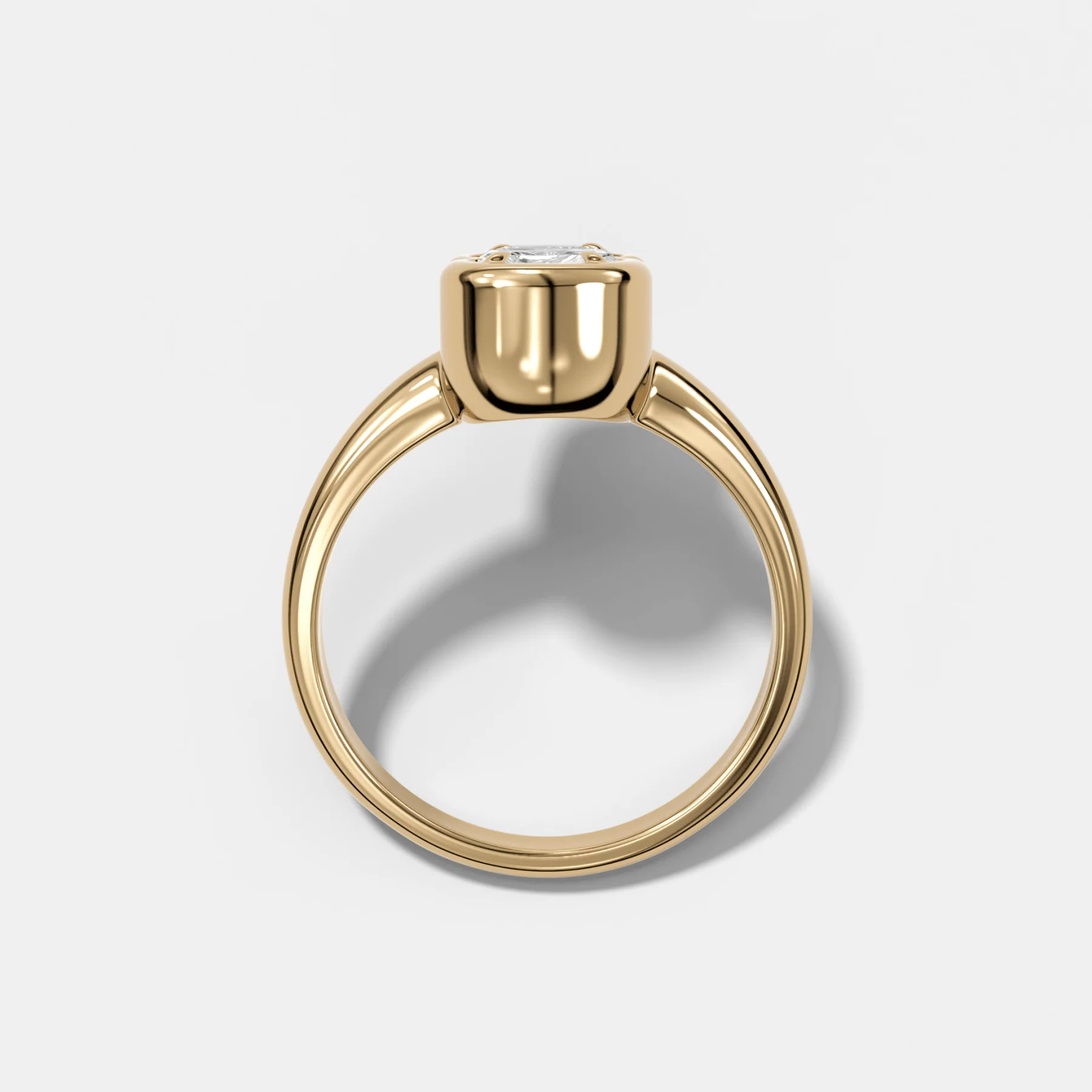 Club Diamond Initial Ring - Letter S - Image 2
