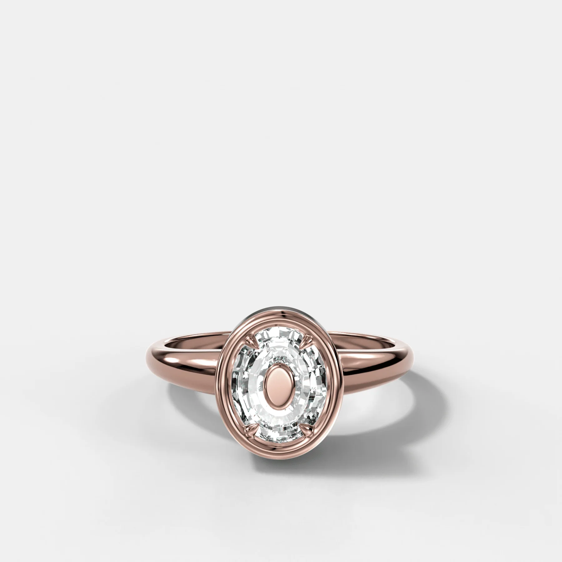 Club Diamond Initial Ring - Letter O - Image 4