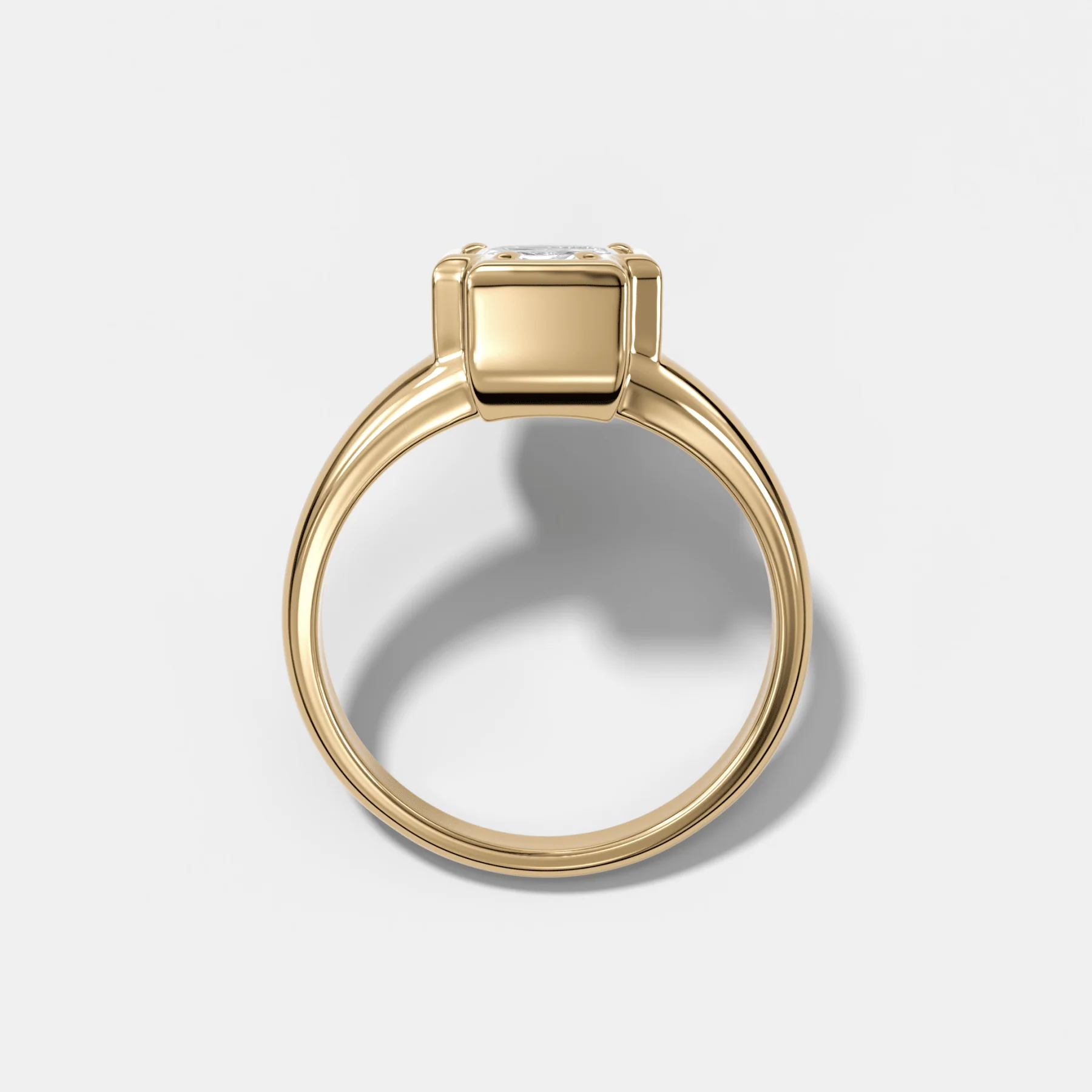 Club Diamond Initial Ring - Letter T - Image 2