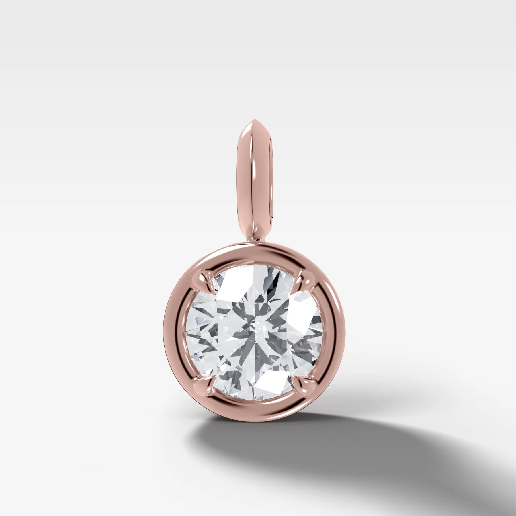 Club Round Attachable Diamond Pendant - Image 4