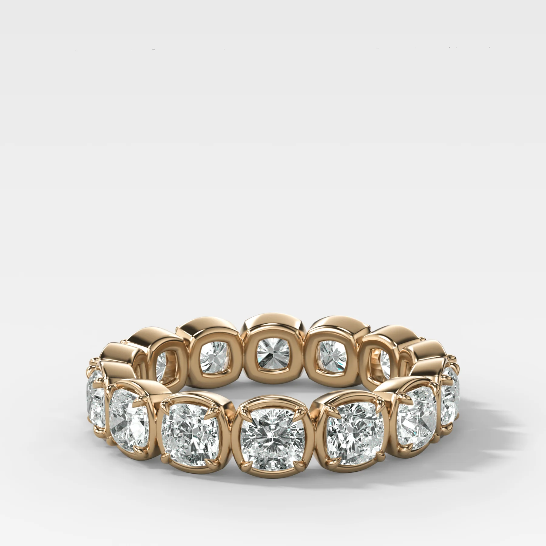 Club Set Eternity Band With Cushion Cuts