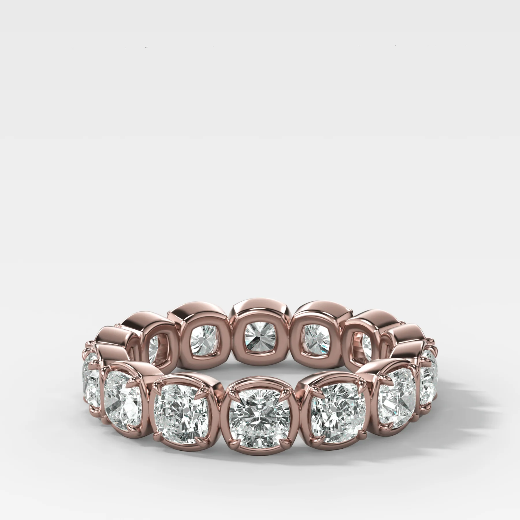 Club Set Eternity Band With Cushion Cuts - Image 3