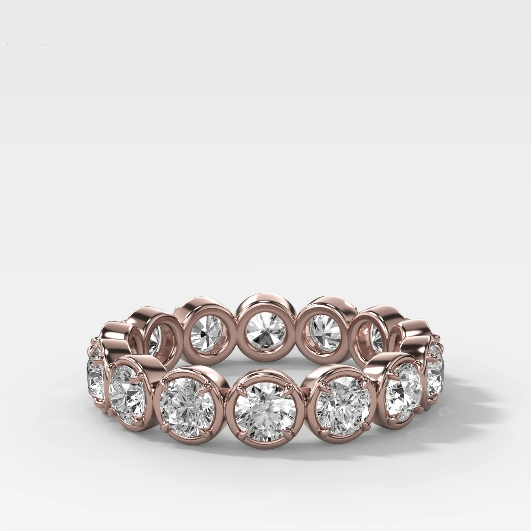 Club Set Eternity Band With Round Cuts - Image 3