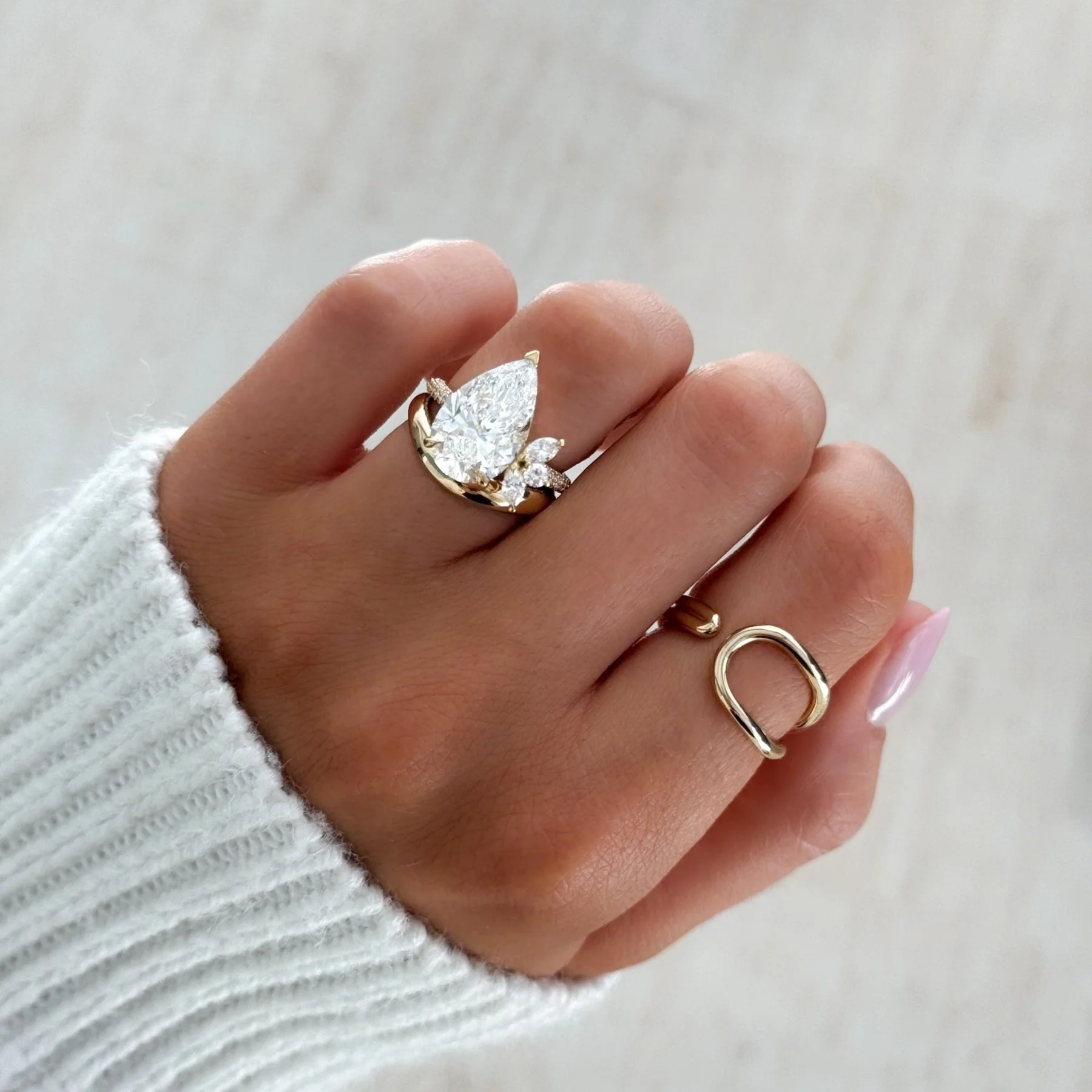 Contoured Wedding Band - Image 5