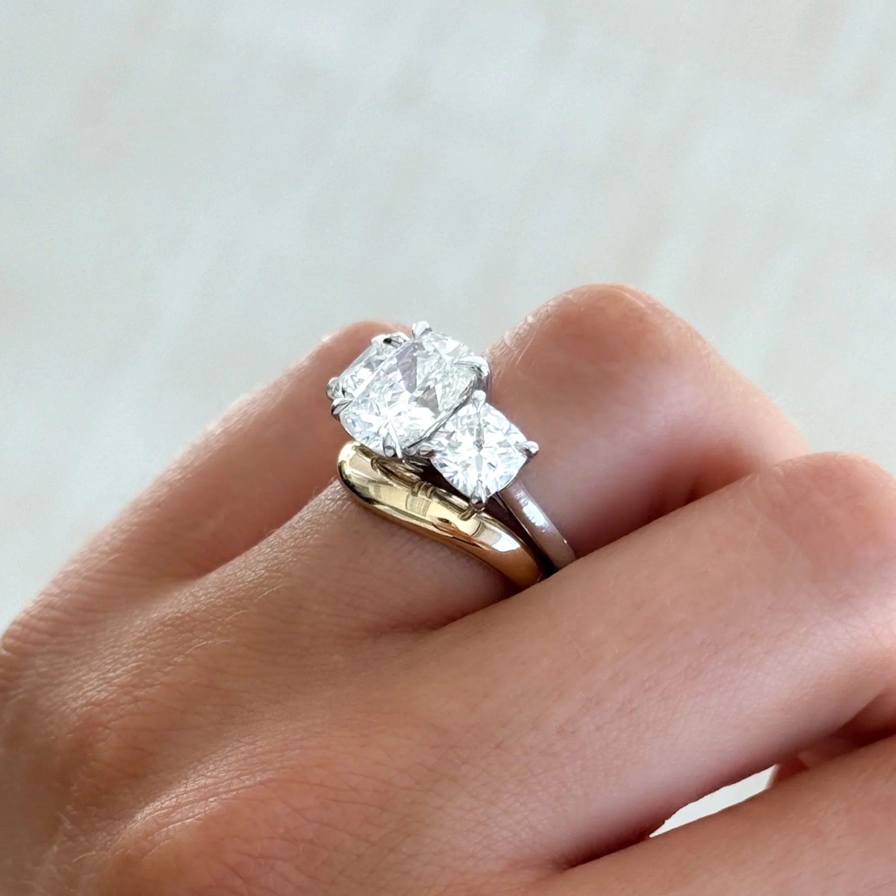 Contoured Wedding Band - Image 6