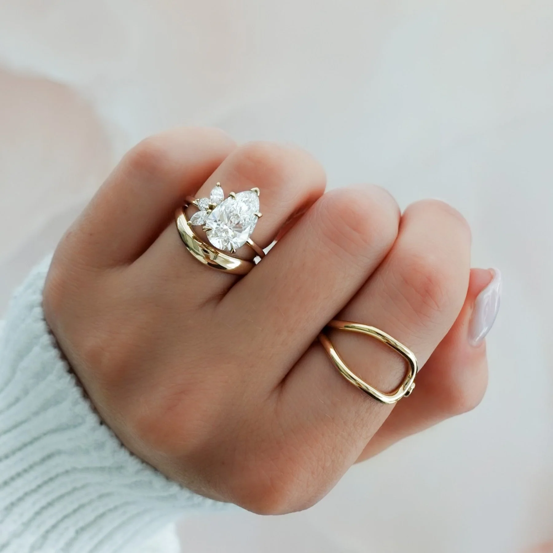 Contoured Wedding Band - Image 7