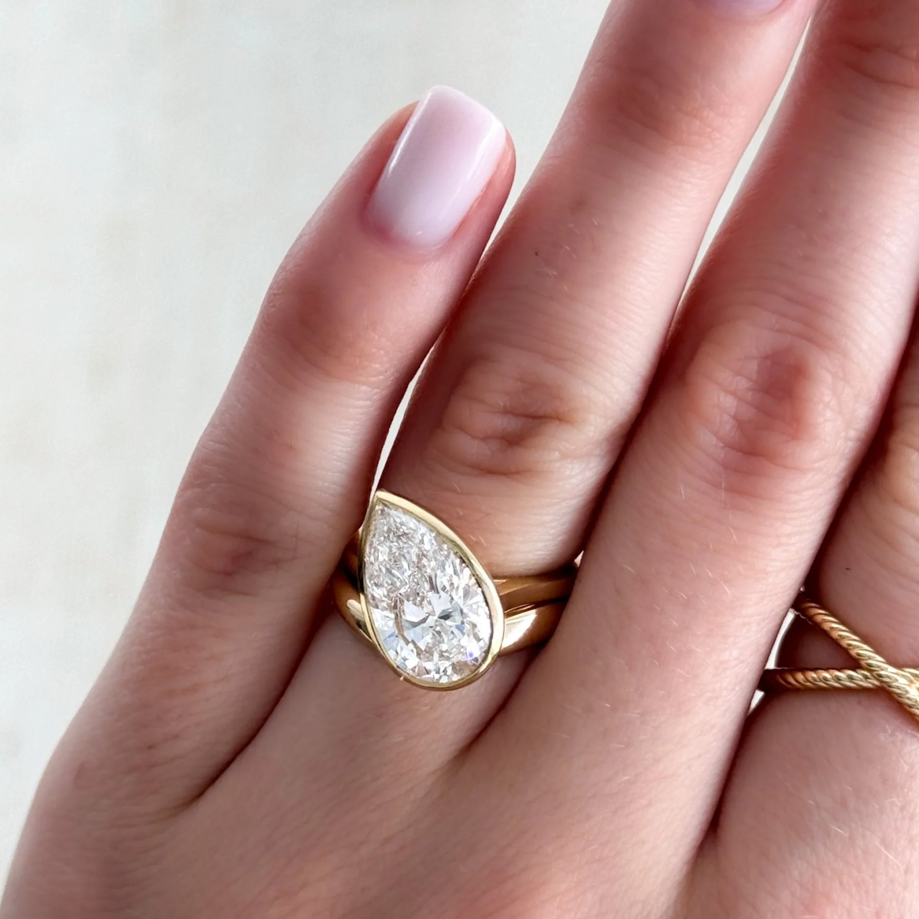 Contoured Wedding Band - Image 9