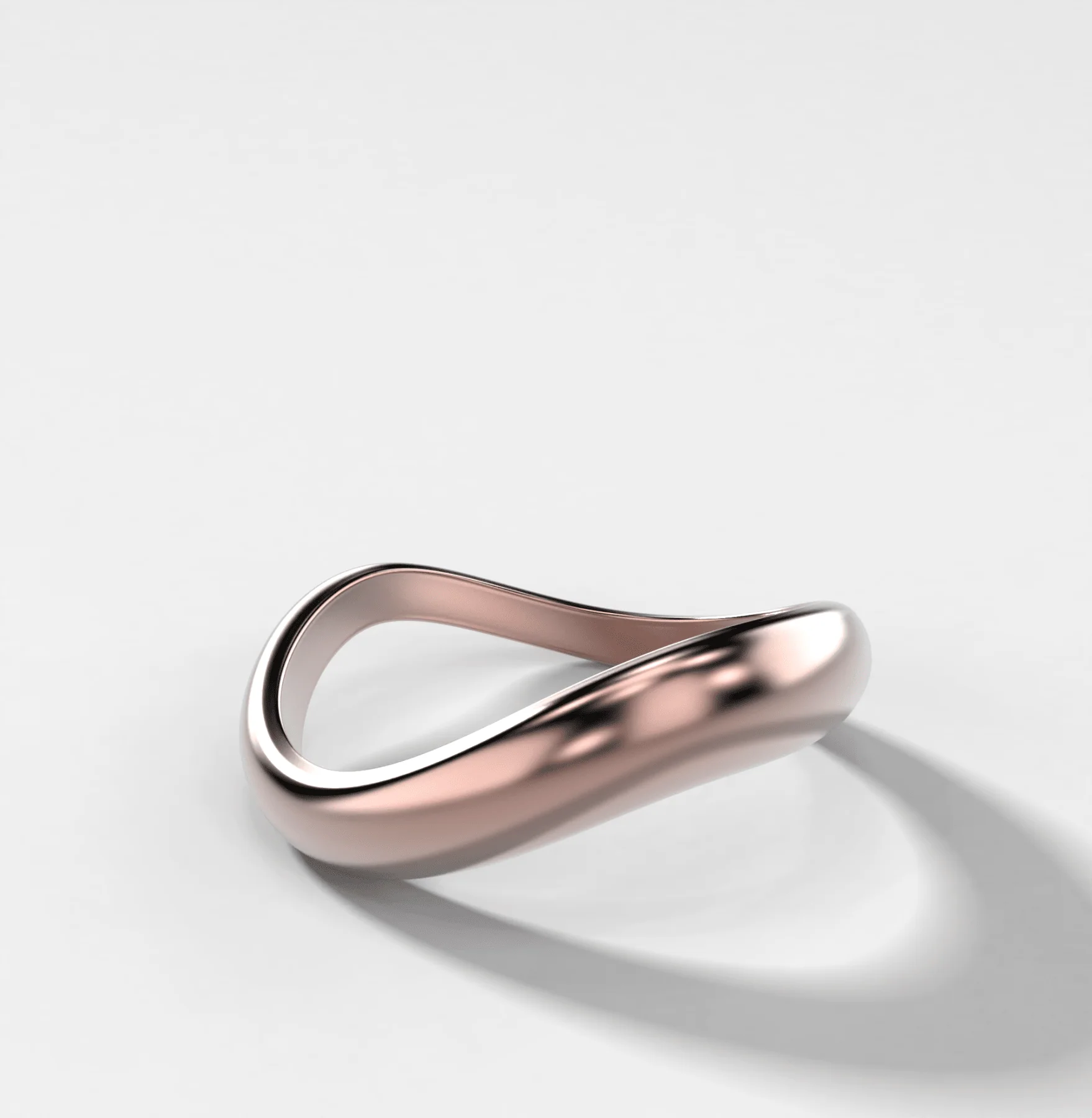 Contoured Wedding Band - Image 3