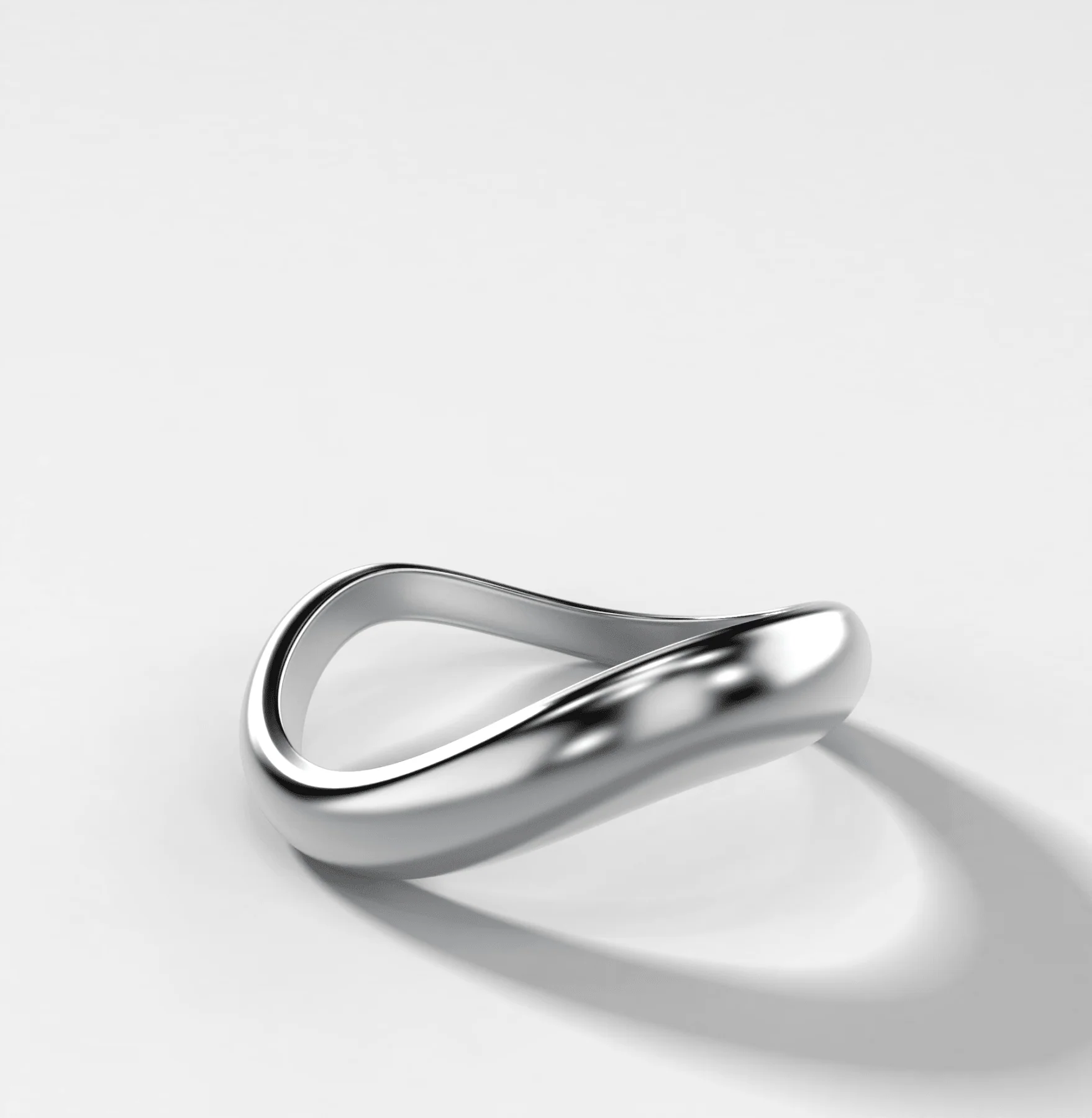 Contoured Wedding Band - Image 4