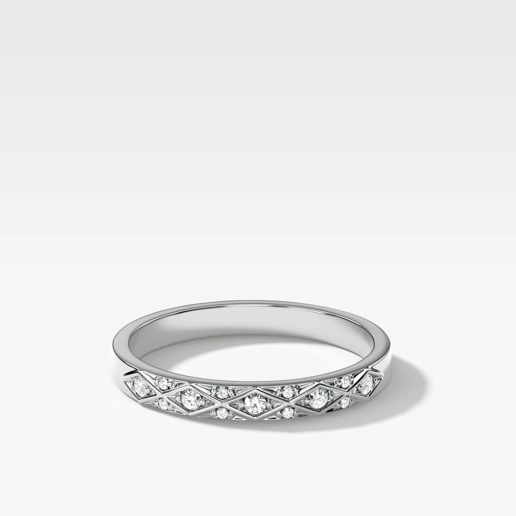 Diana Diamond Wedding Band - Image 2