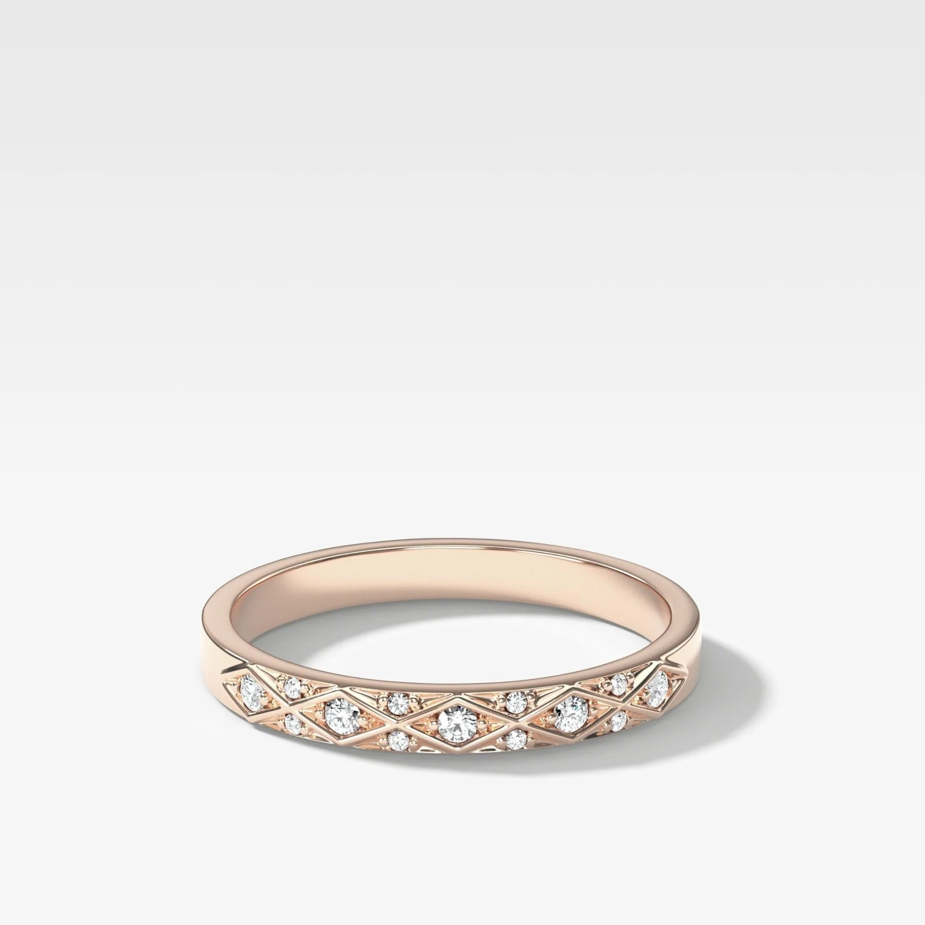Diana Diamond Wedding Band - Image 3