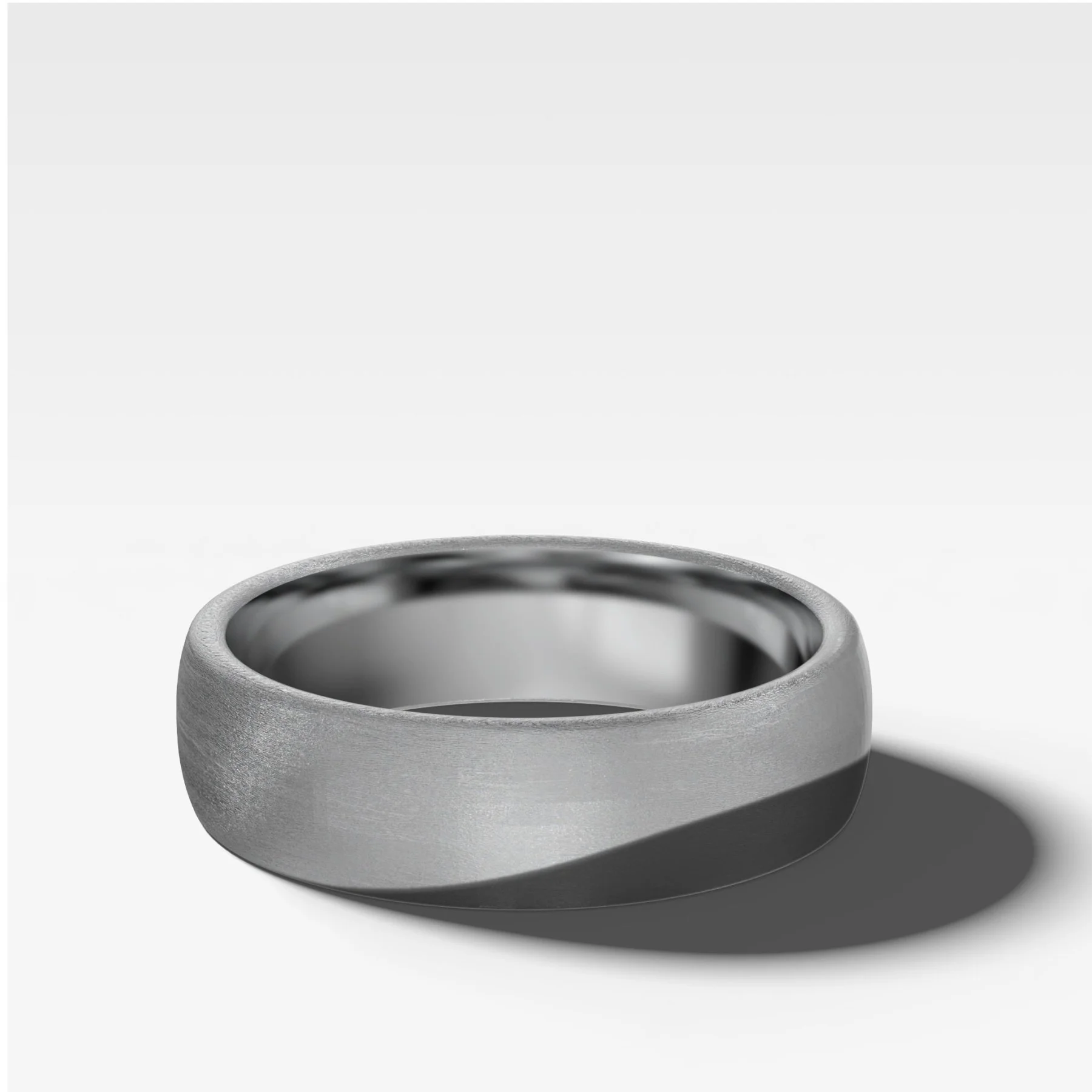 European Style Matte Wedding Band 6mm - Image 2