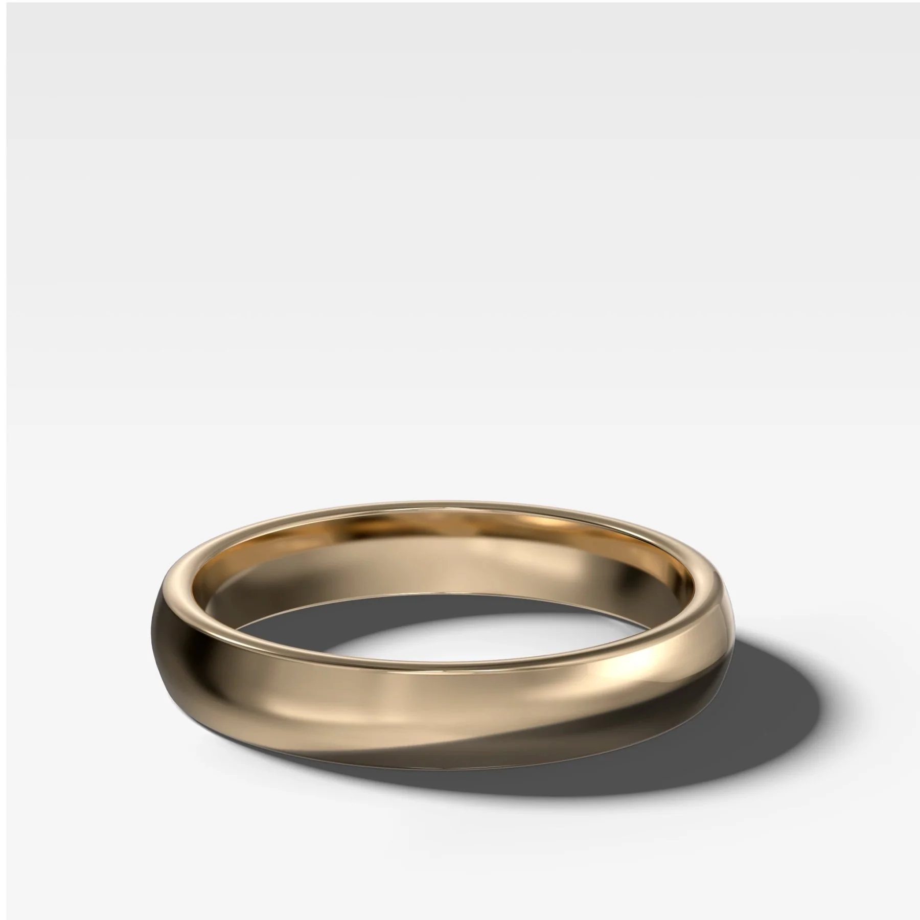 European Style Wedding Band 4mm