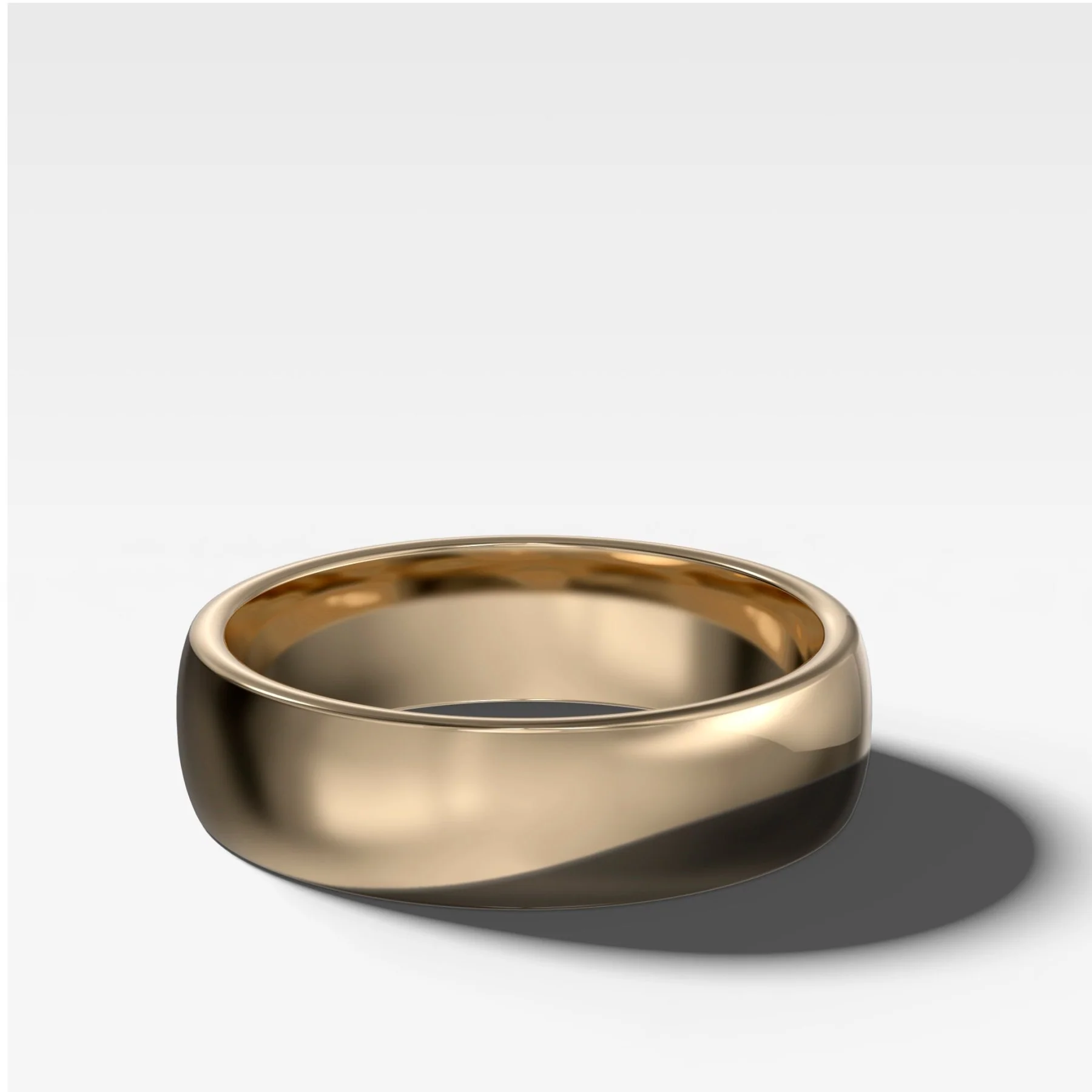 European Style Wedding Band 6mm