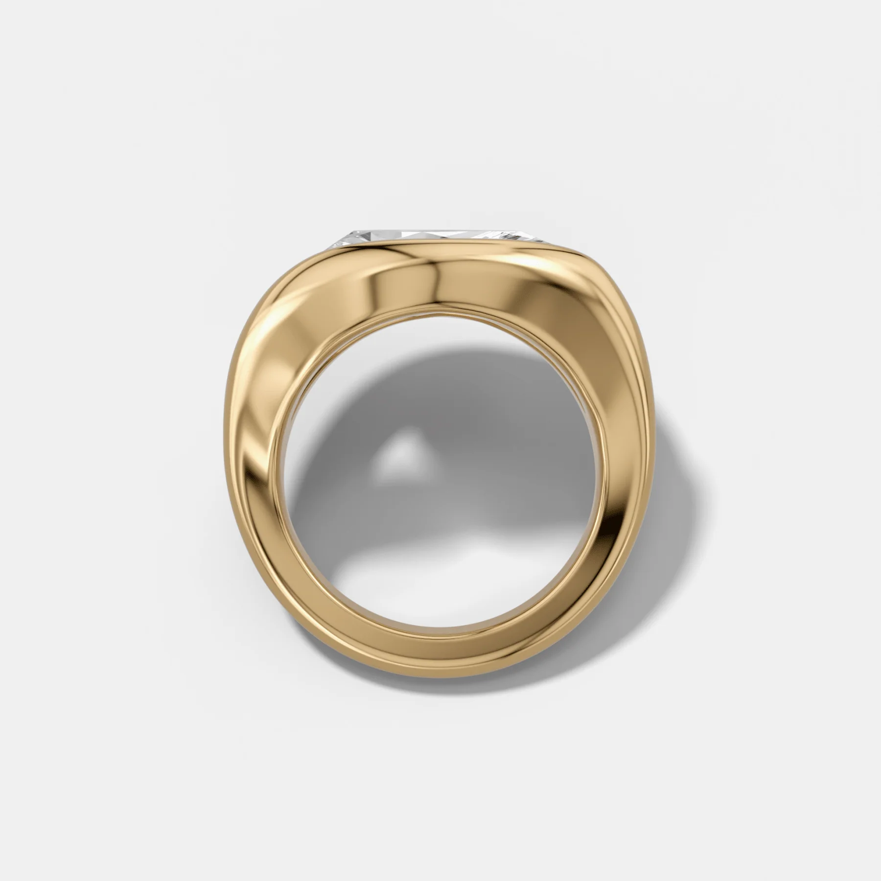 Iris Engagement Ring With a Pear Cut Diamond - Image 2