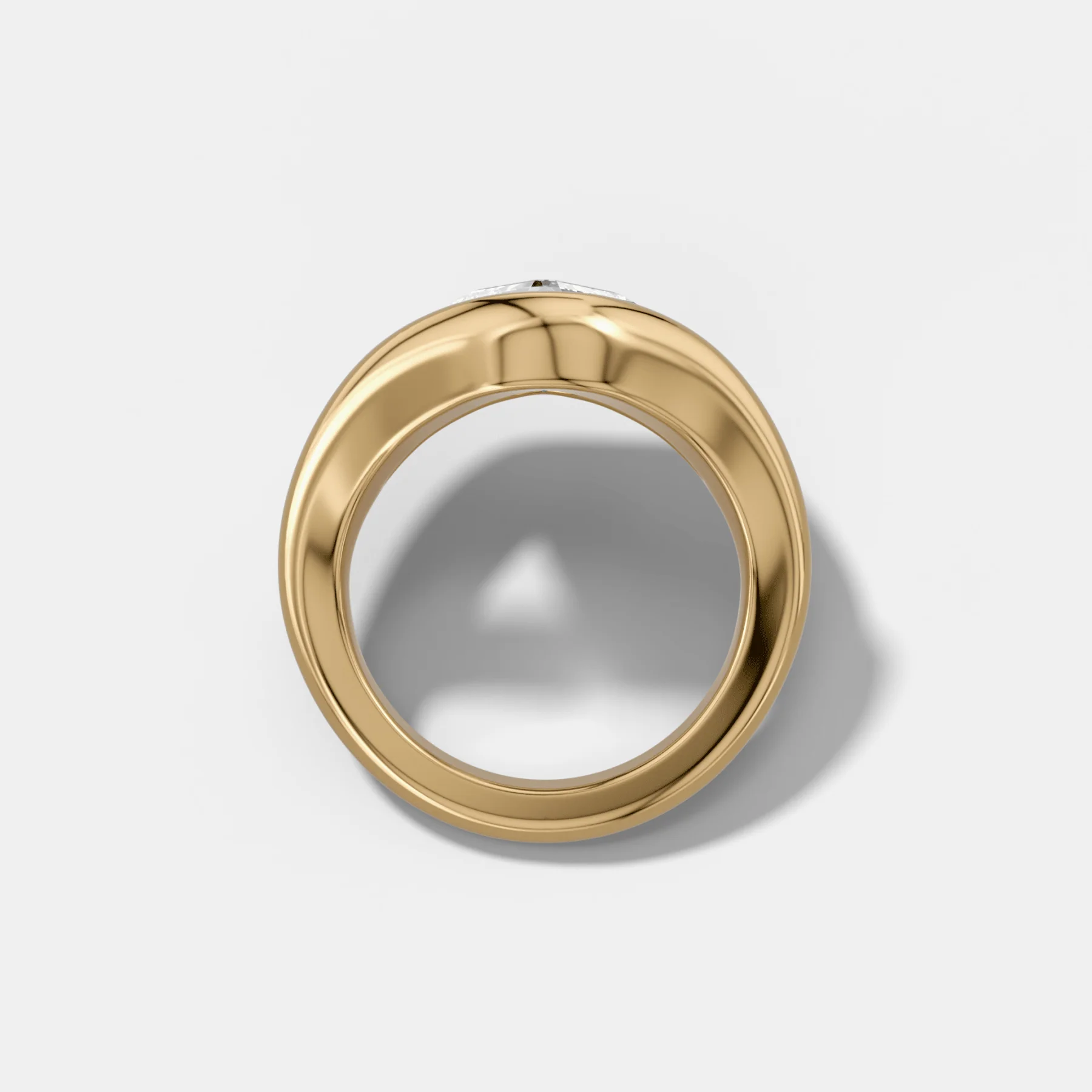 Iris Engagement Ring With an Asscher Cut Diamond - Image 2