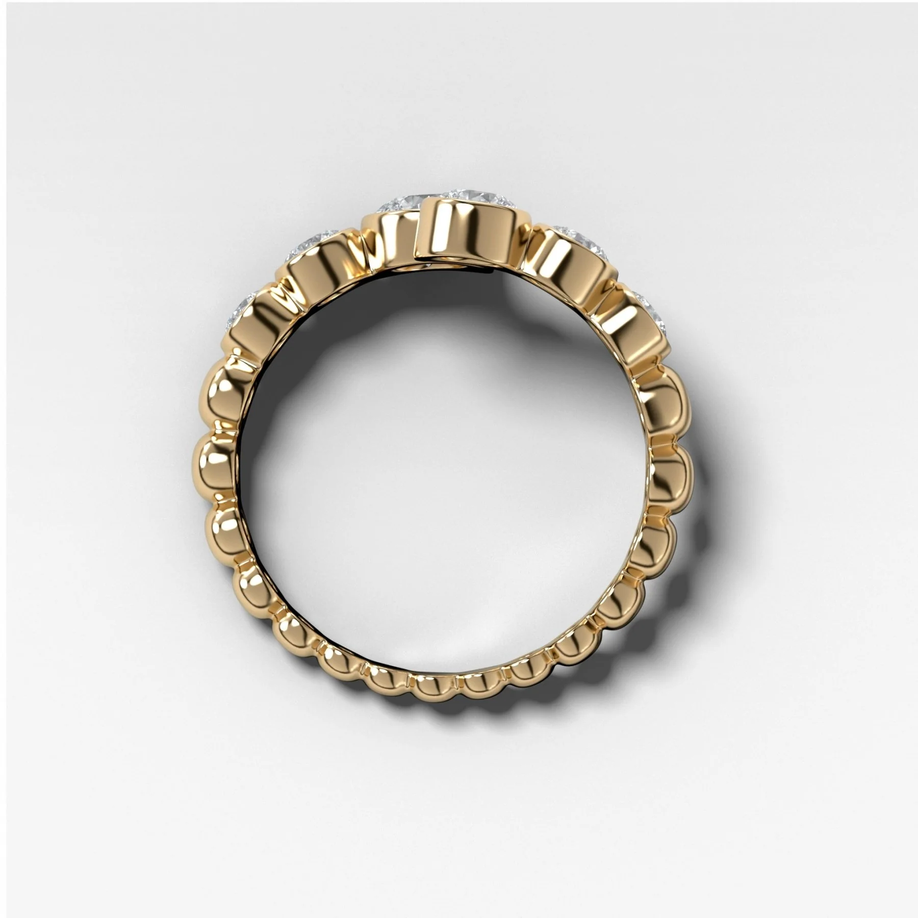 Jumbo Open Bezel Wrap Ring - Image 2