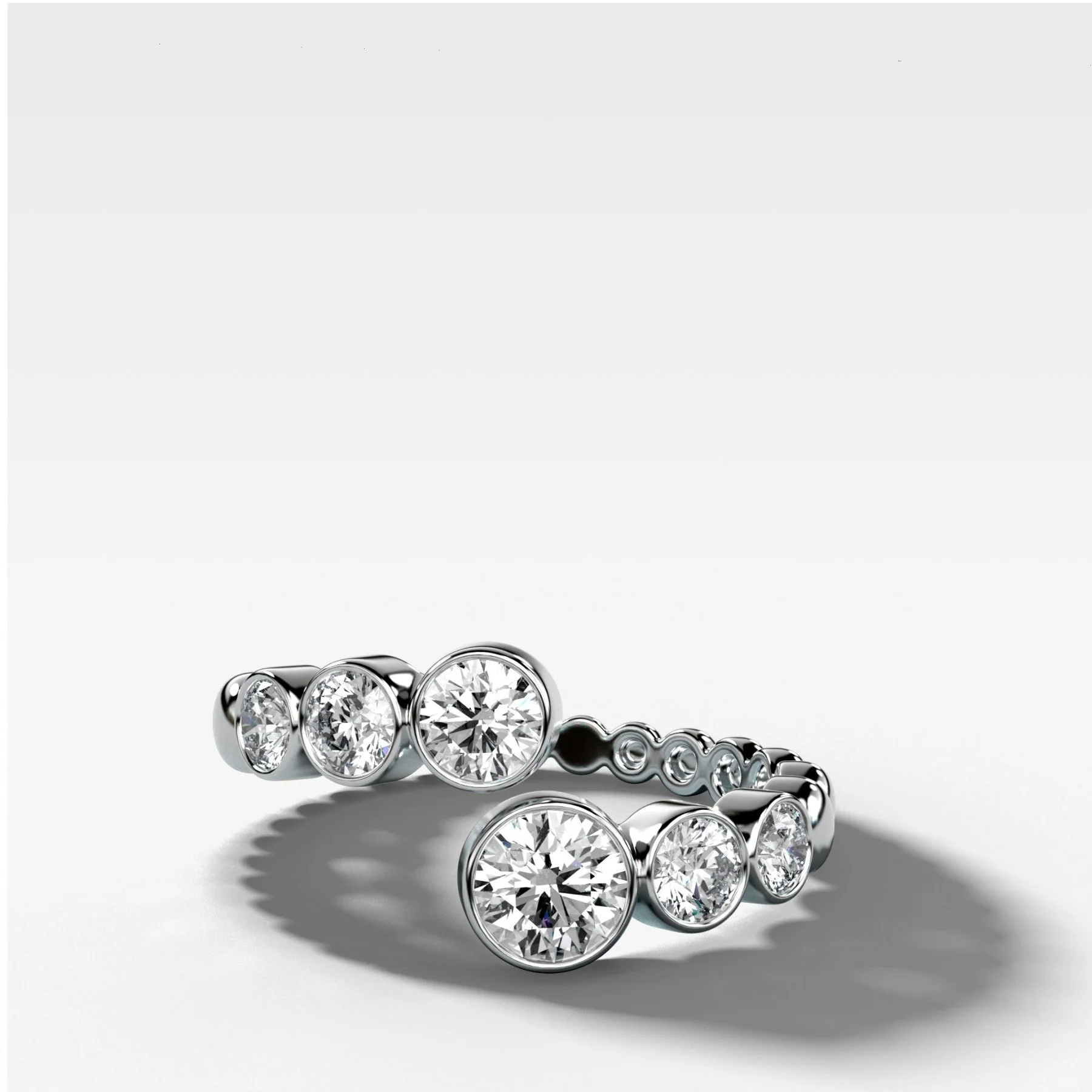 Jumbo Open Bezel Wrap Ring - Image 4