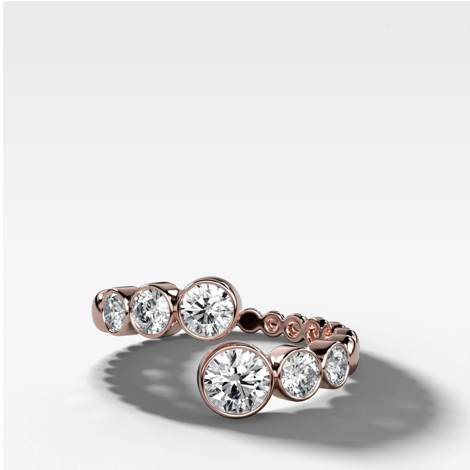 Jumbo Open Bezel Wrap Ring - Image 5