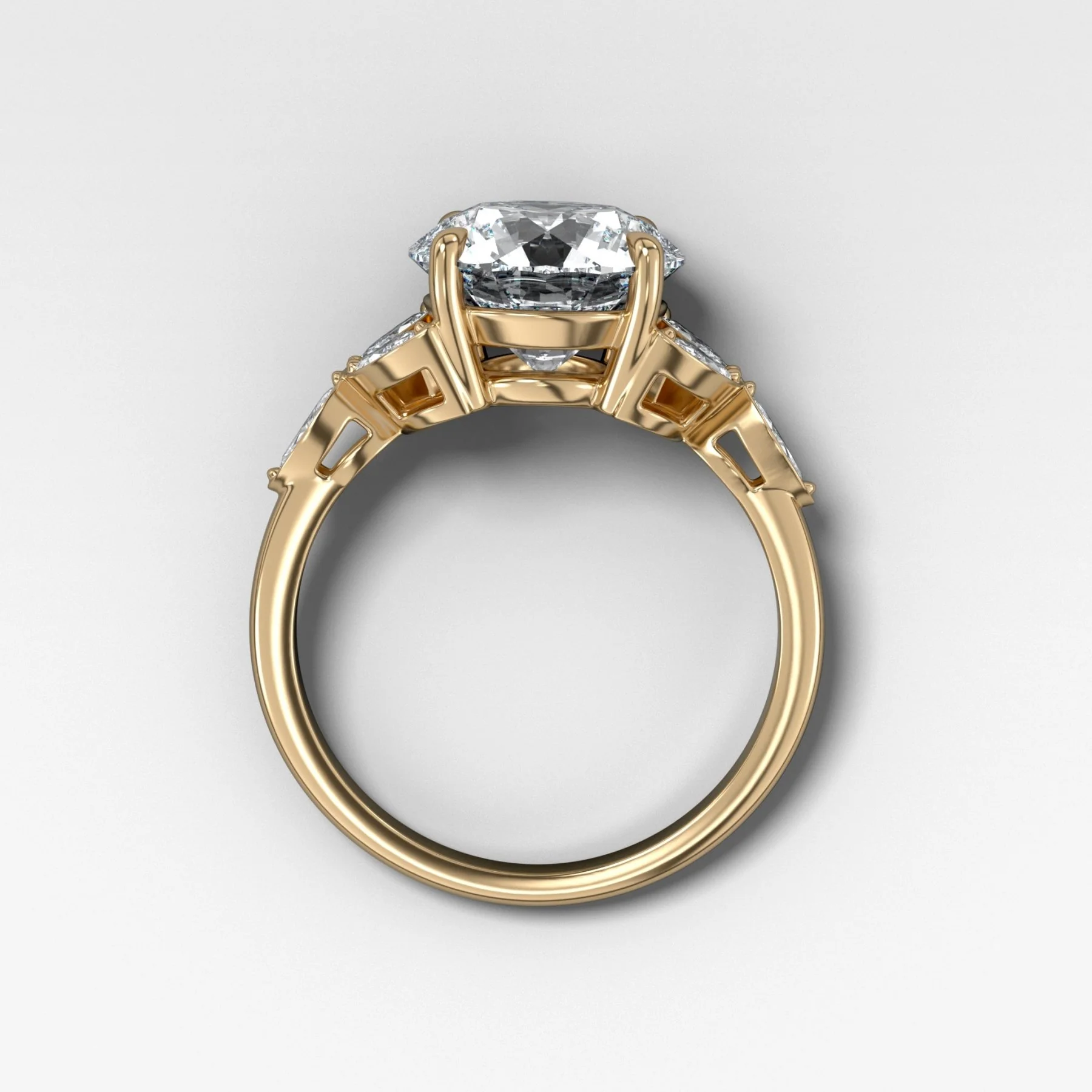 Laurel Engagement Ring With Round Cut Diamond - Image 2