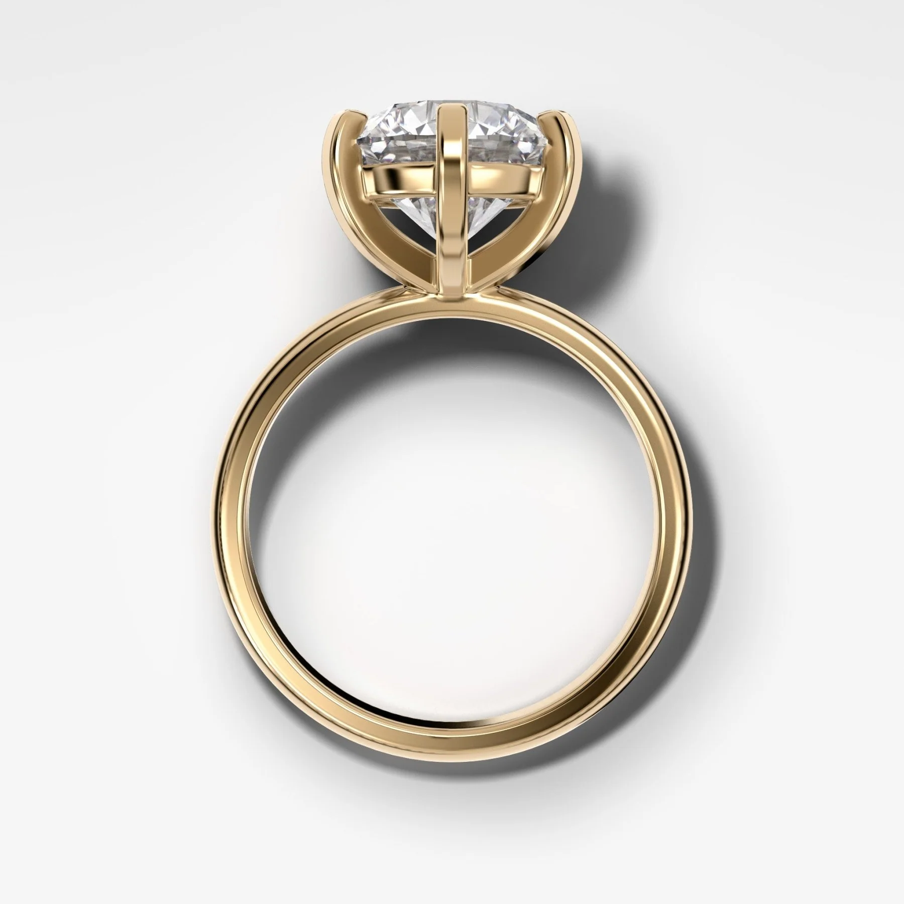 Nova Solitaire Engagement Ring With Round Cut Diamond - Image 2