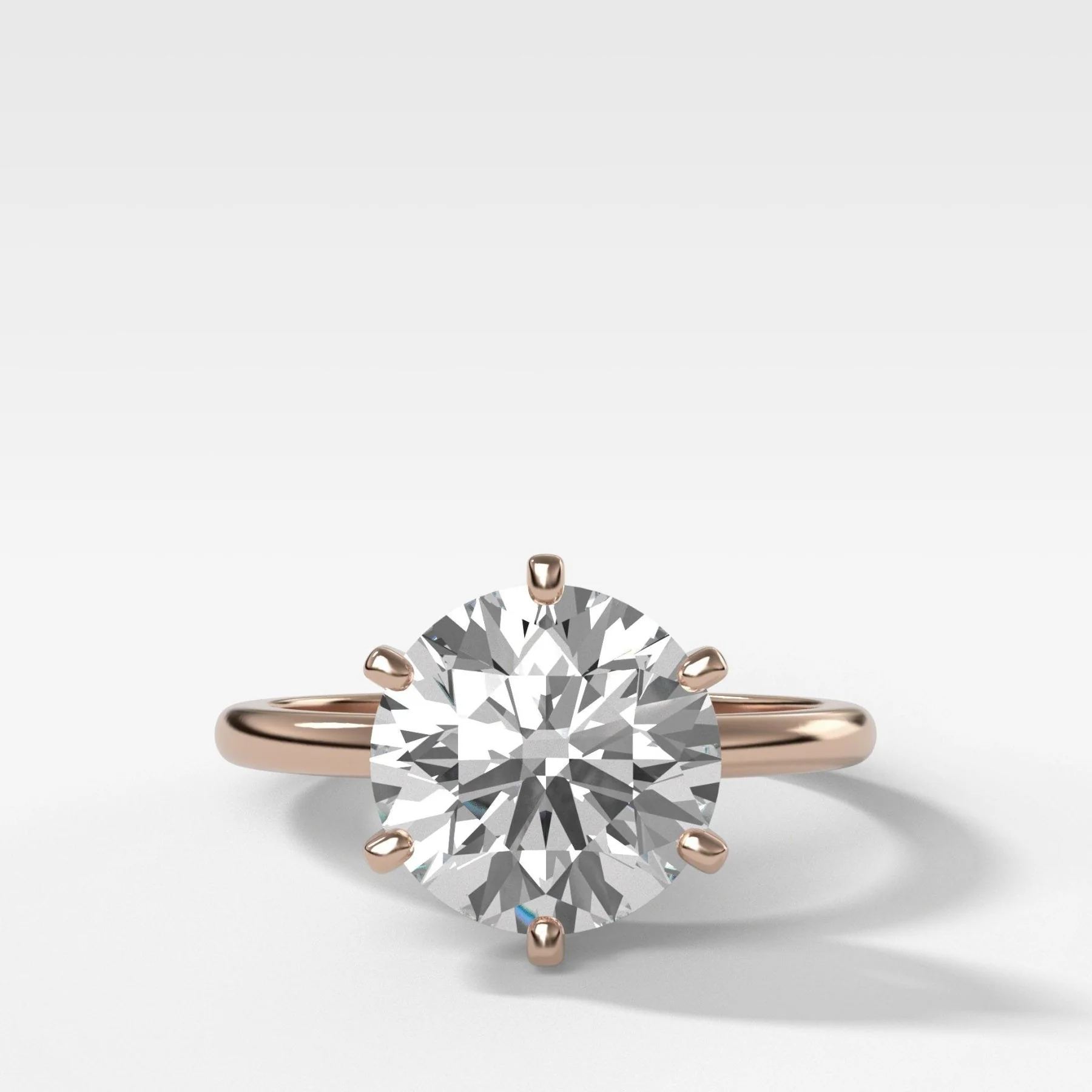 Nova Solitaire Engagement Ring With Round Cut Diamond - Image 5