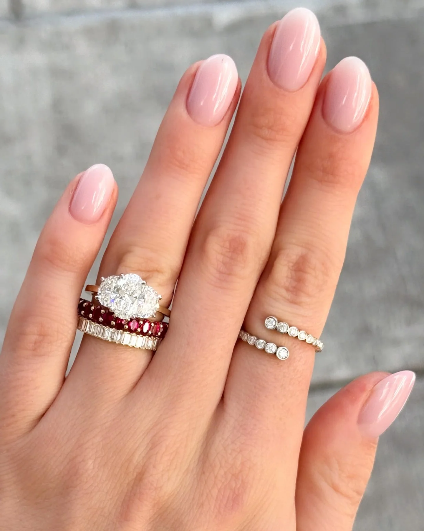 Open Bezel Wrap Ring - Image 4