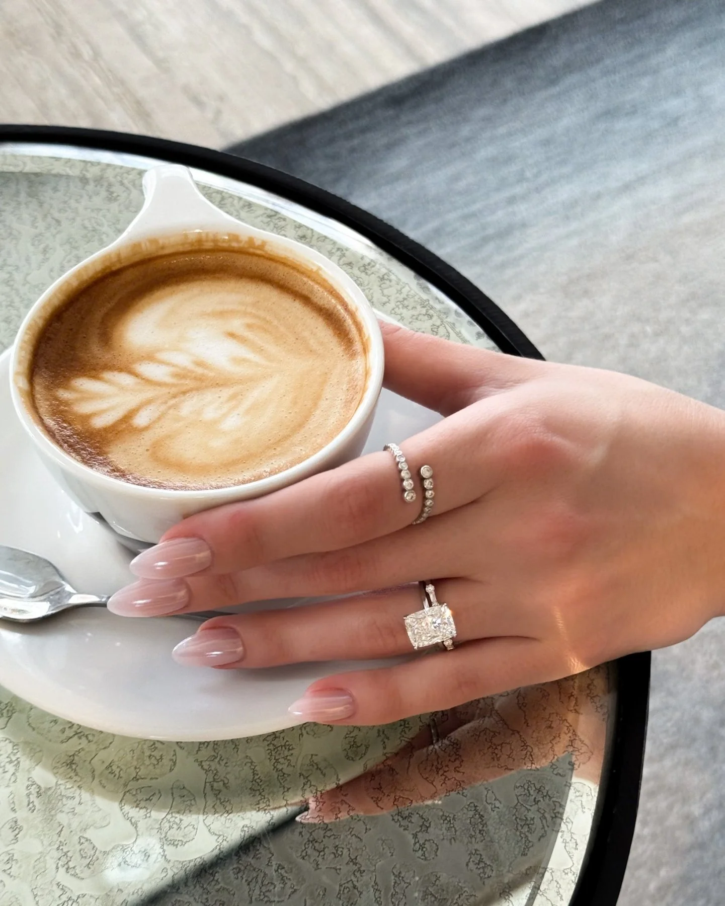 Open Bezel Wrap Ring - Image 5