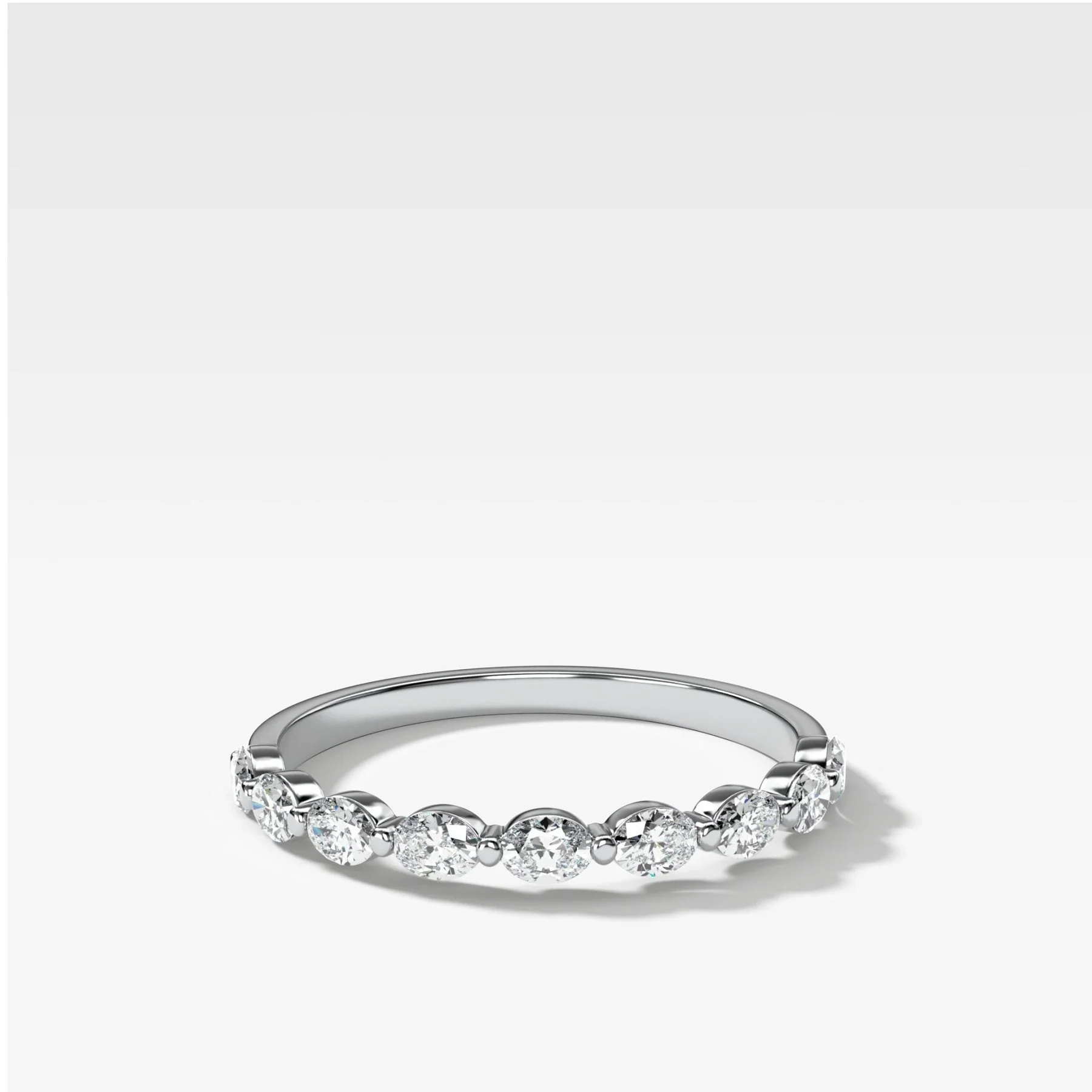 Oval Interstellar Wedding Band - Image 2