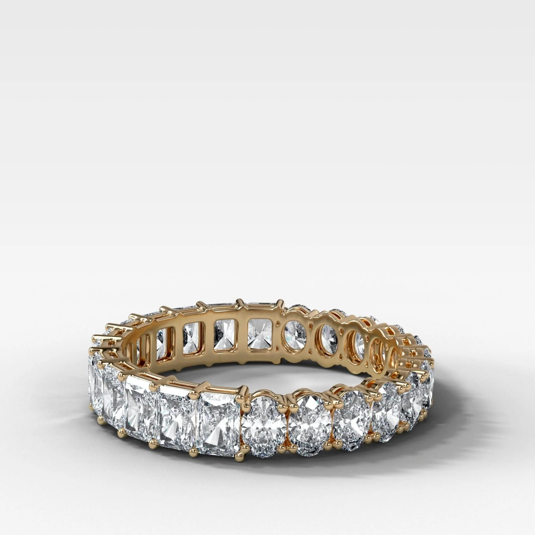 Petite Reversible Diamond Eternity band (Oval Cut /Radiant Cut)