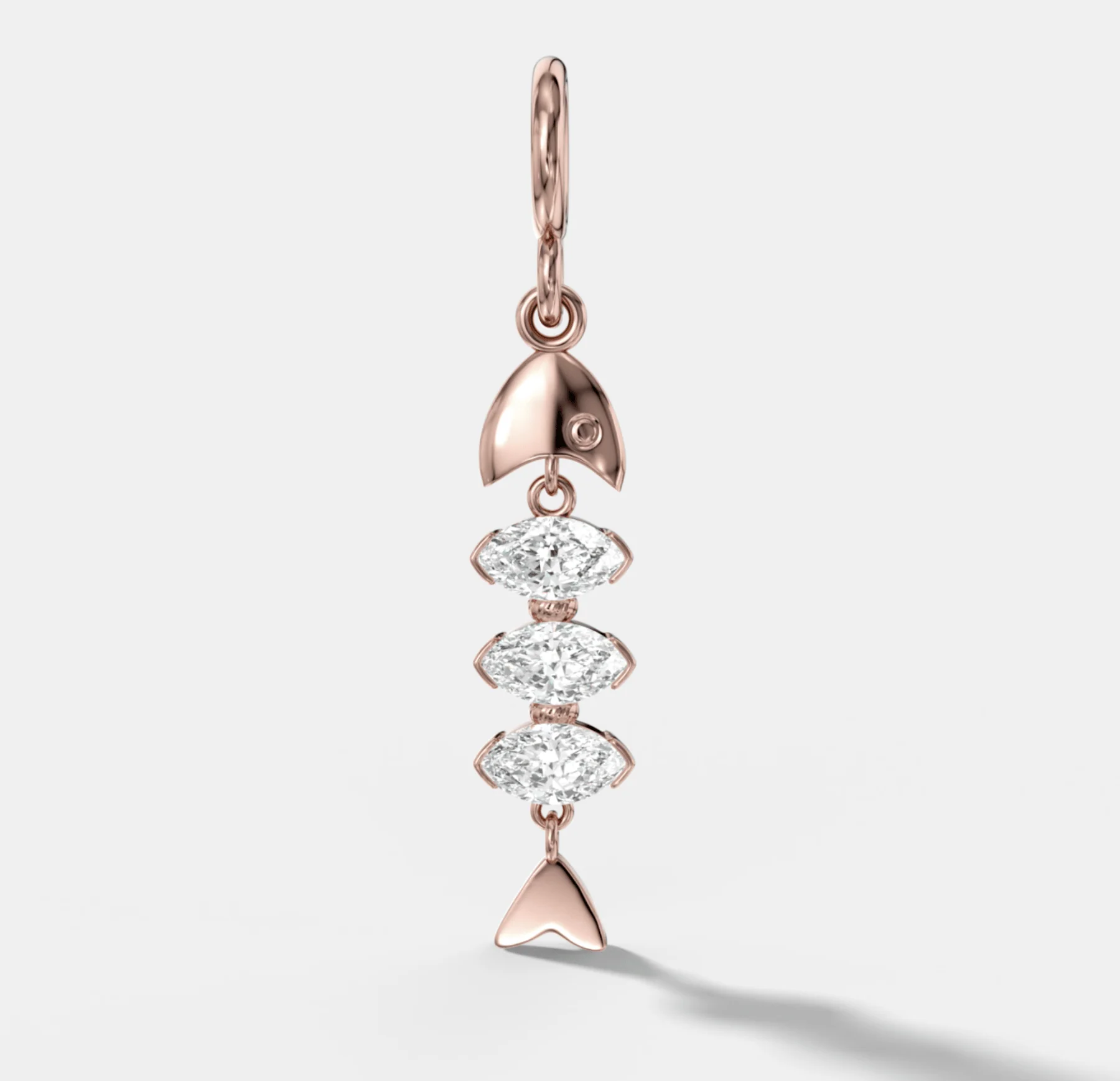 Pisces Attachable Diamond Pendant - Image 3