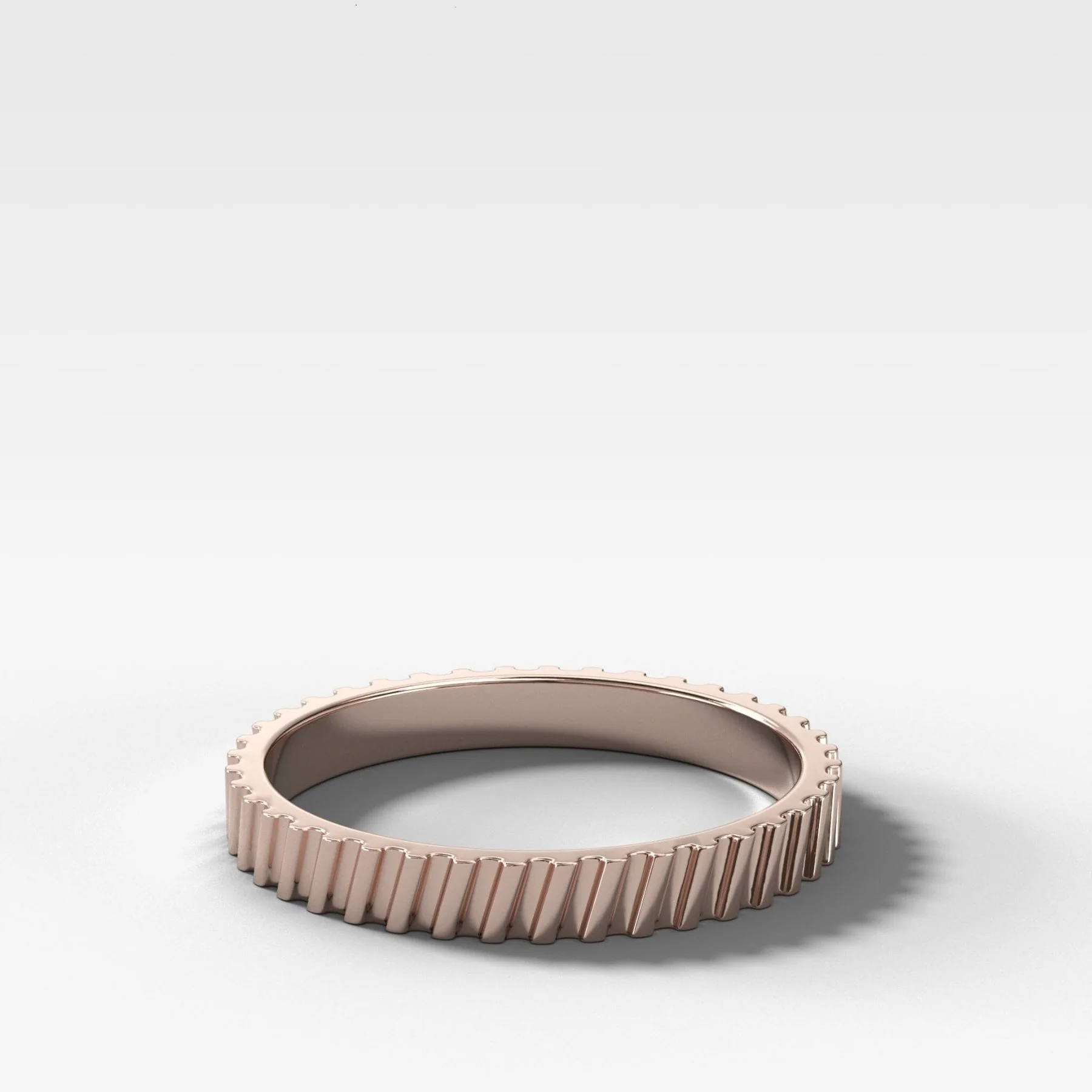 Ridge Wedding Band (2.5mm) - Image 3