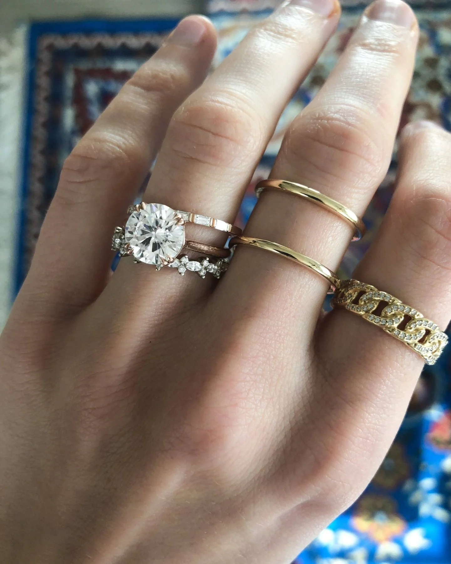 Signature Cathedral Solitaire Engagement Ring With Round Cut Diamond - Image 8