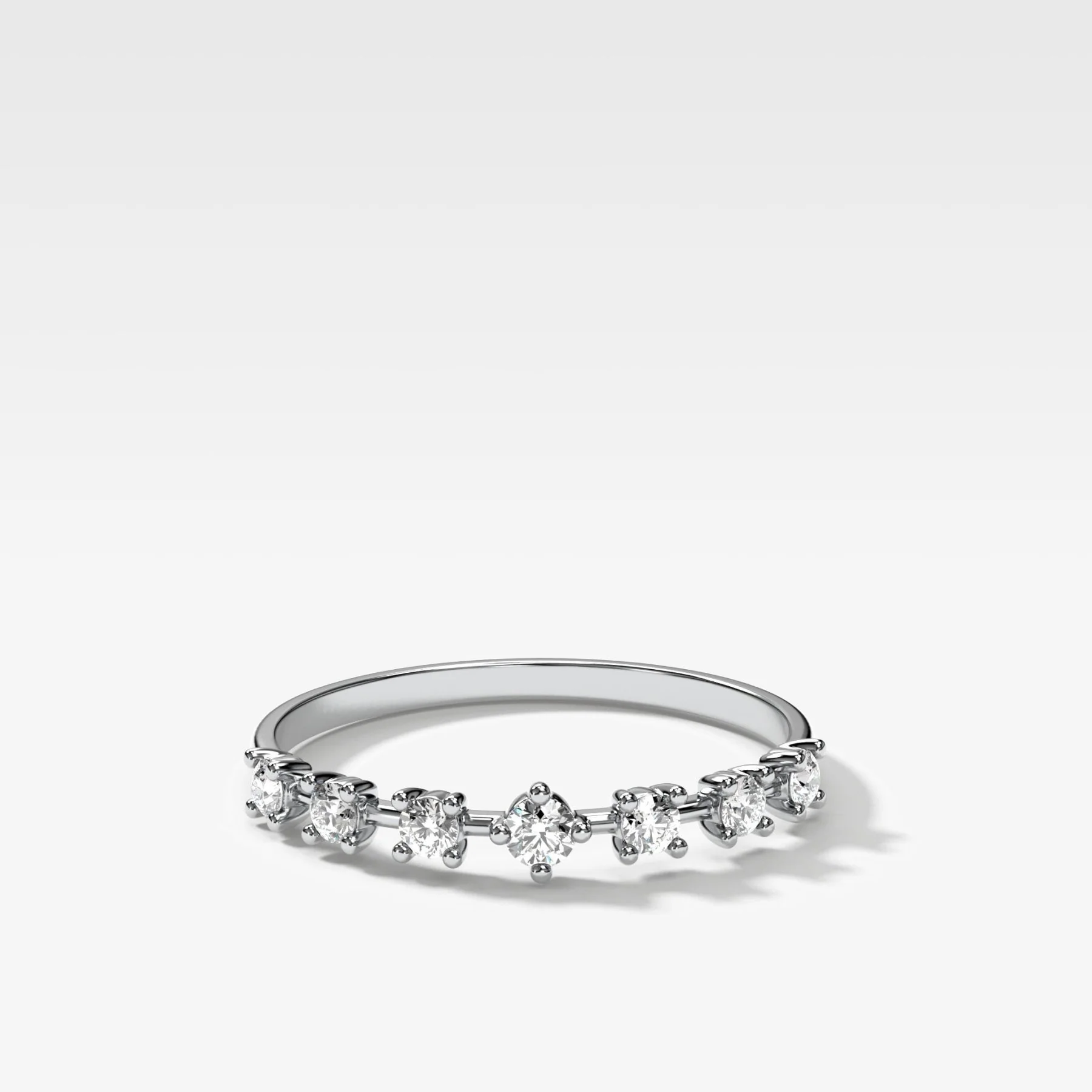 Starburst Diamond Wedding Band - Image 2