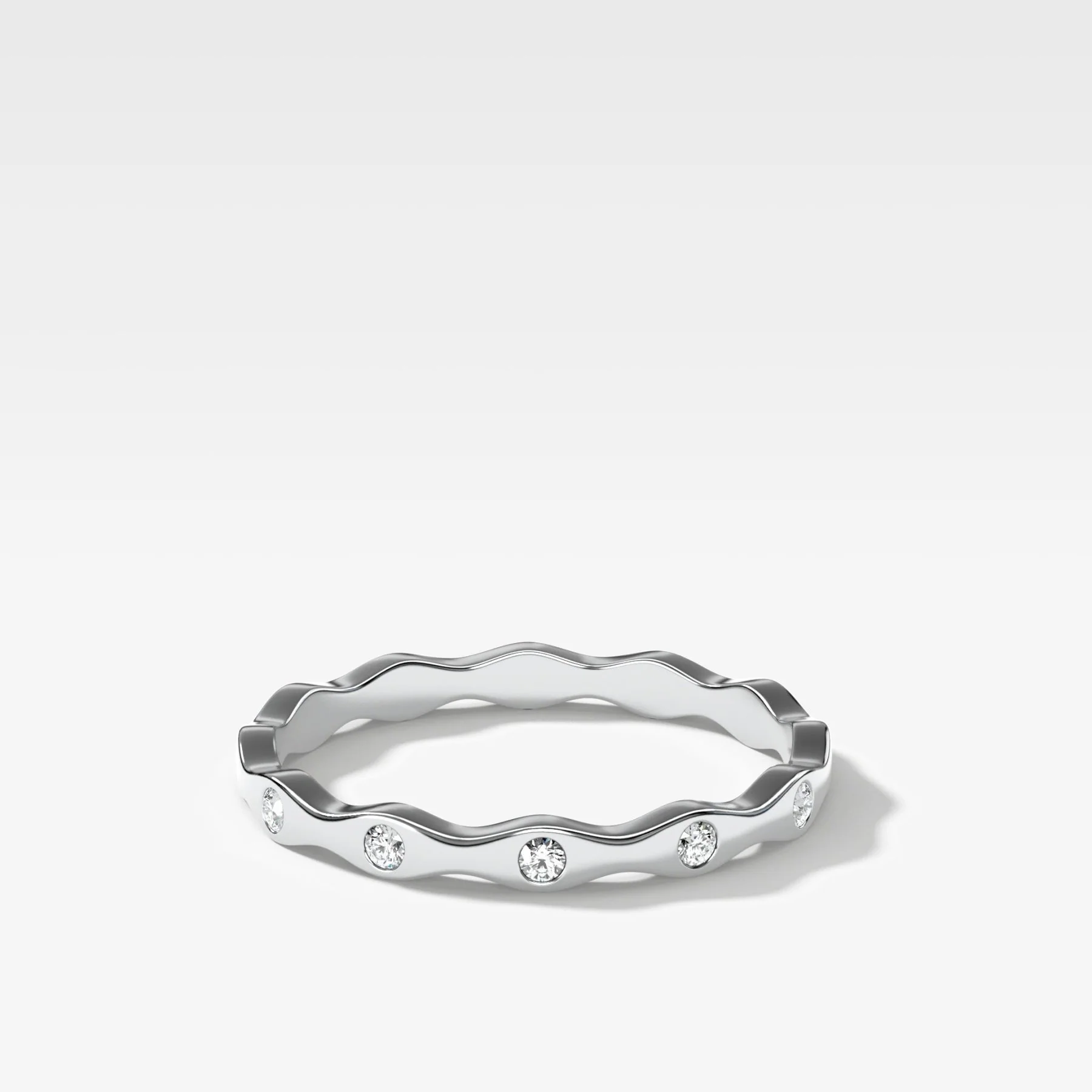Treble Diamond Eternity Band - Image 2