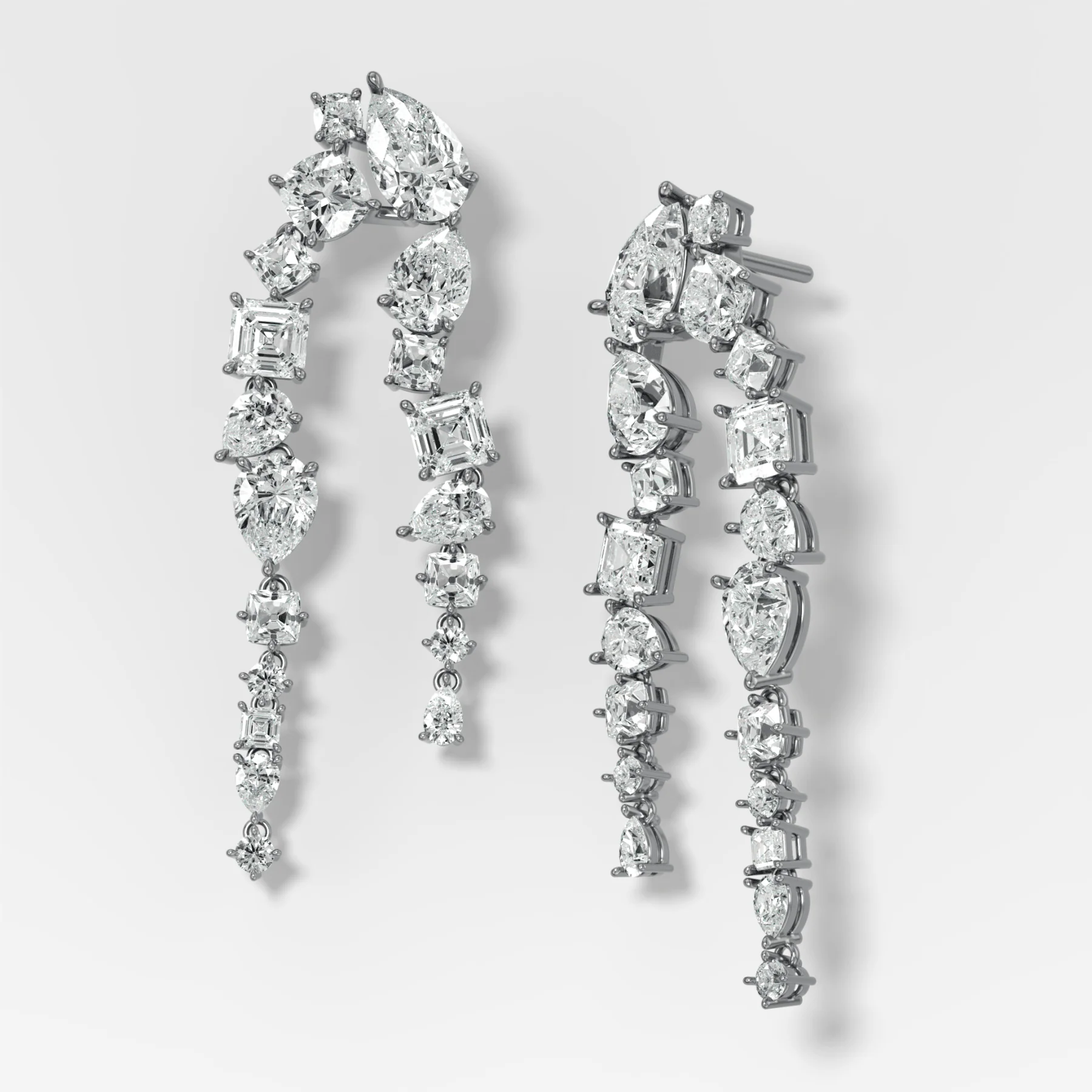 Waterfall Drop Earrings - Image 2