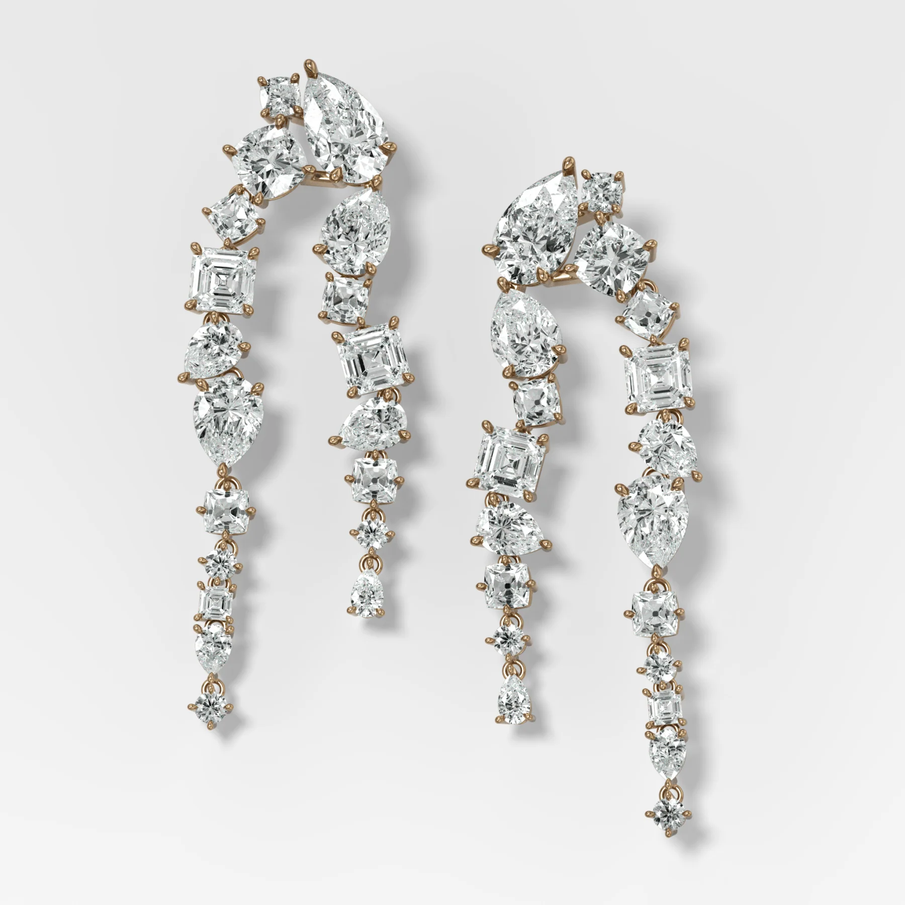 Waterfall Drop Earrings - Image 3
