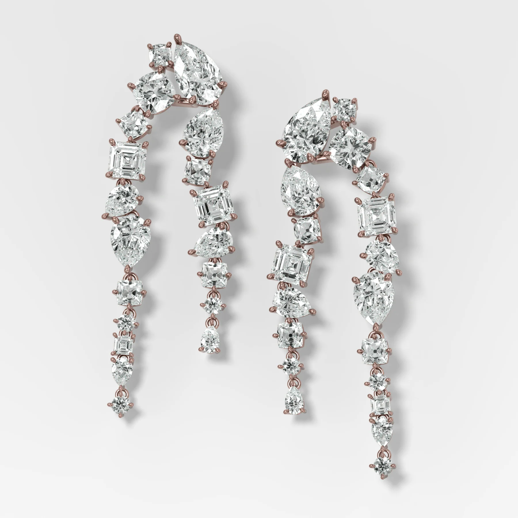 Waterfall Drop Earrings - Image 4